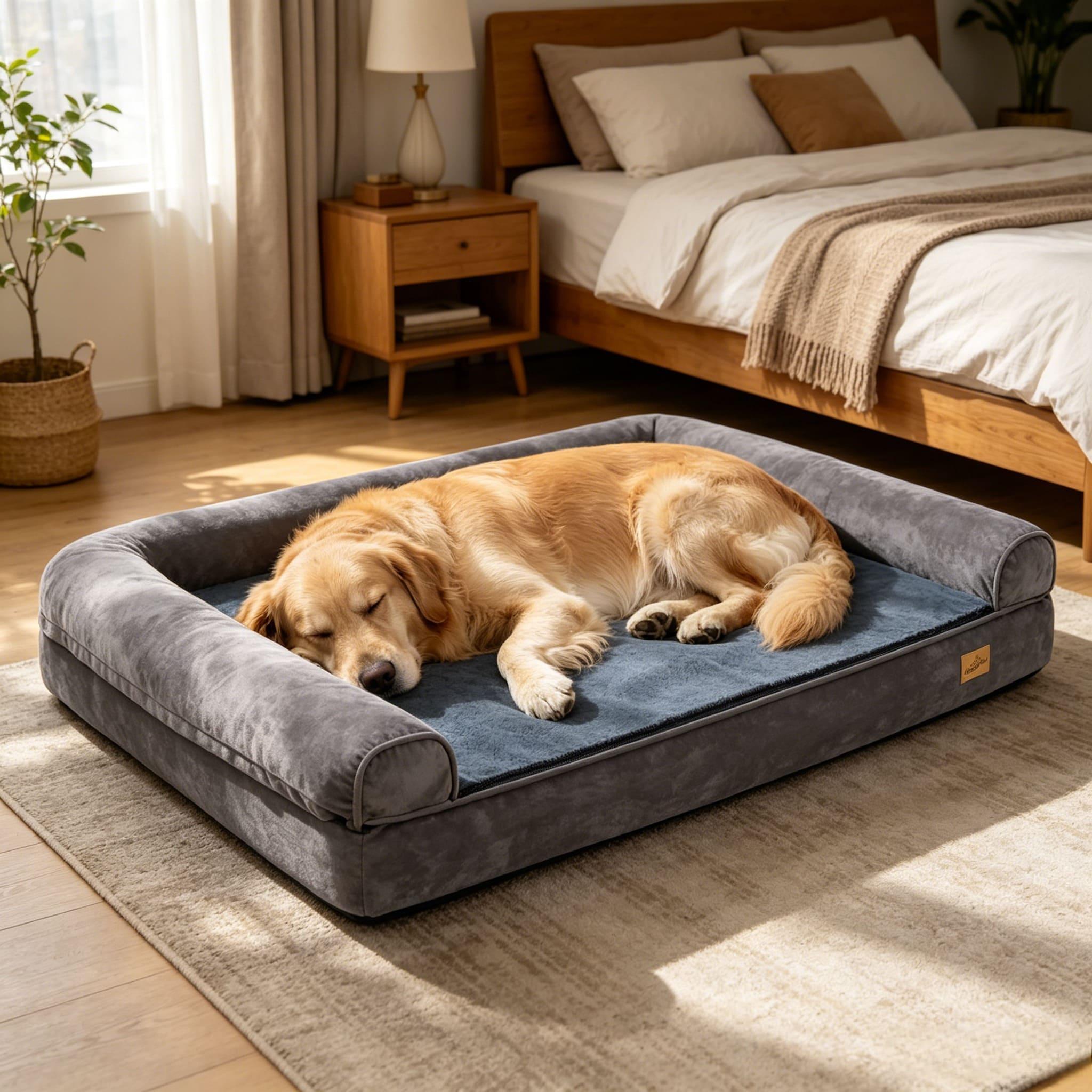 Orthopedic Dog Bed - , Removable And Washable, Non-slip Bottom, M/l/xl/2xl