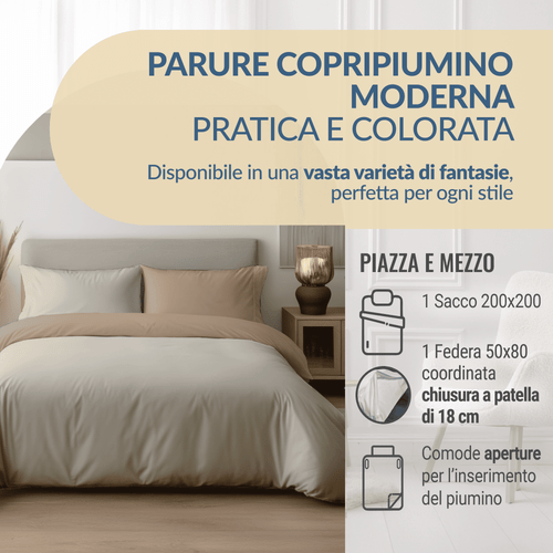 parure copripiumino in microfibra da copripiumino e federe