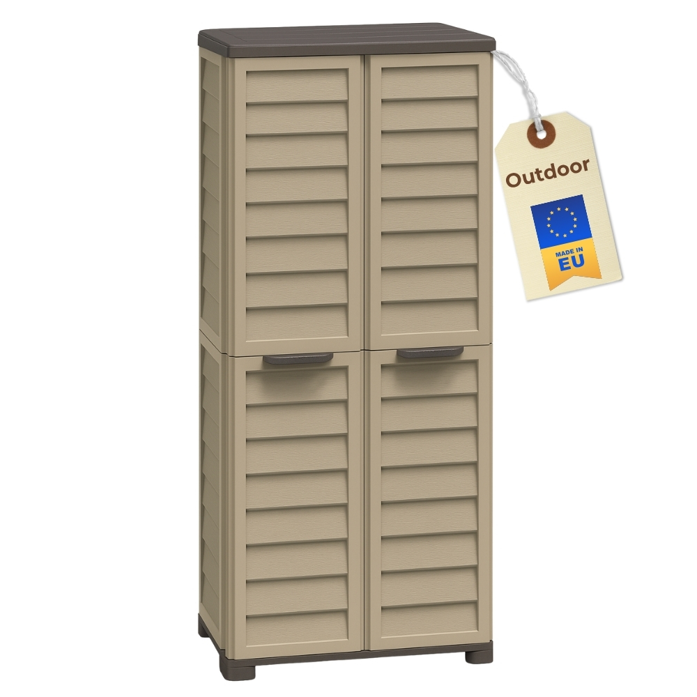Image of Garden Shed High Beige - Taupe