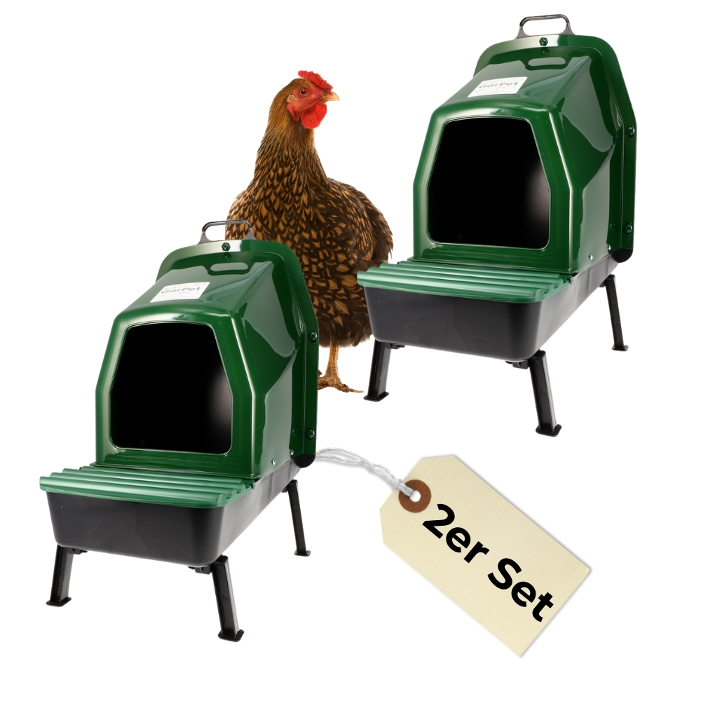 Image of 2-pack Laying Nests For Chickens With Legs, Chicken Nest, , Poultry Brooder Nest, Plastic Freestanding Laying Box, Chicken Coop Accessories