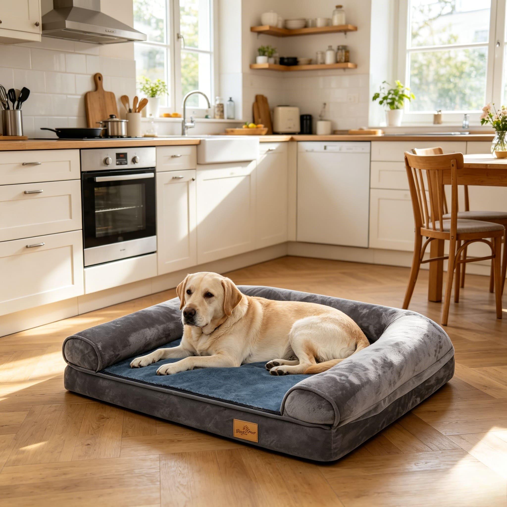 Image of Orthopedic Dog Bed - , Removable And Washable, Non-slip Bottom, M/l/xl/2xl