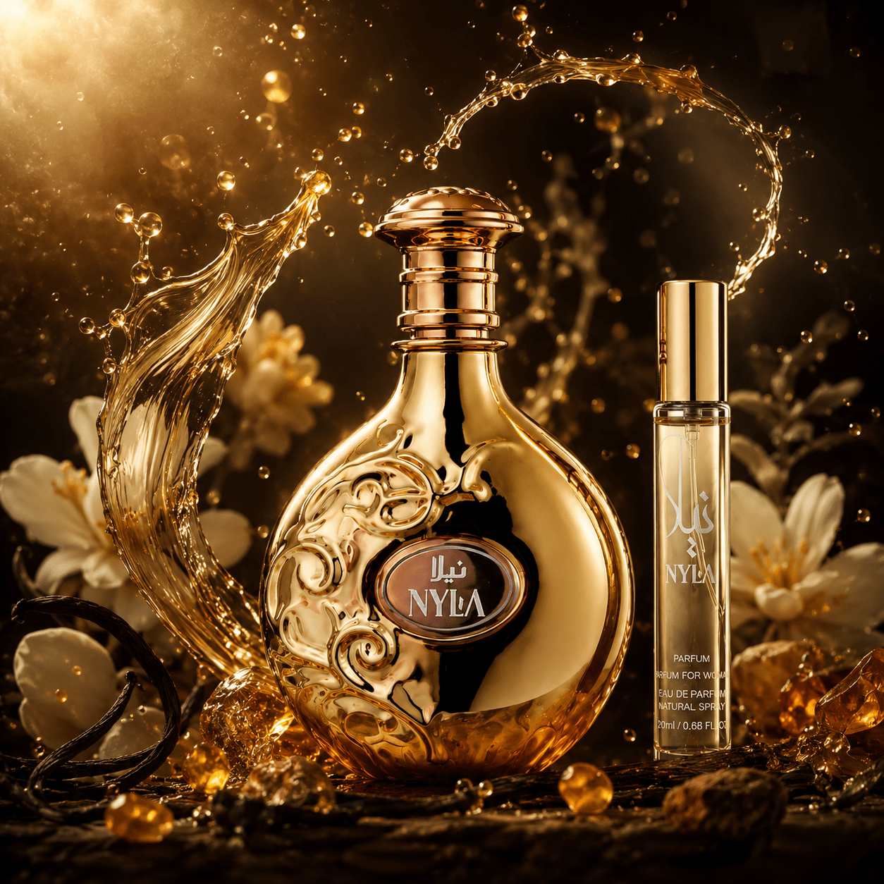 Women's Perfume Set 100ml + 20ml Purse Spray | Long-lasting Oriental Eau De Parfum