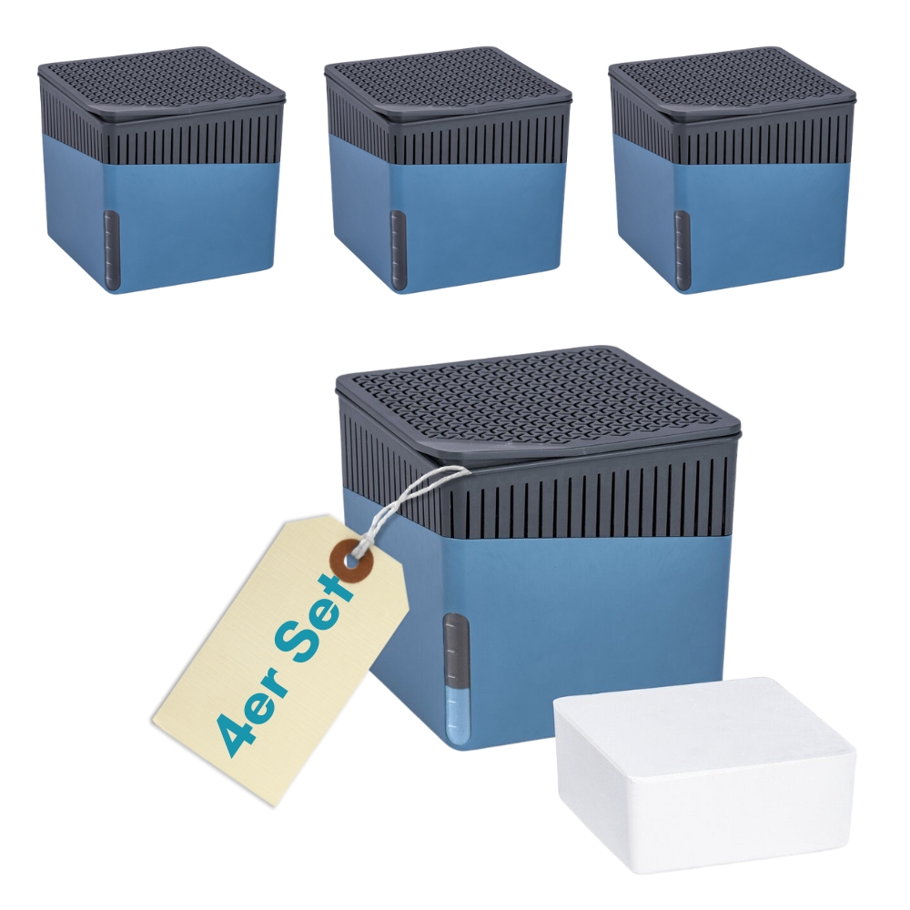 Image of 4pcs Room Dehumidifier Set 4 X 500g Dehumidizer Without Electricity For Apartment Bathroom Air Dehumidifier Dehumidizer 2000g Room Air Dehumidifier