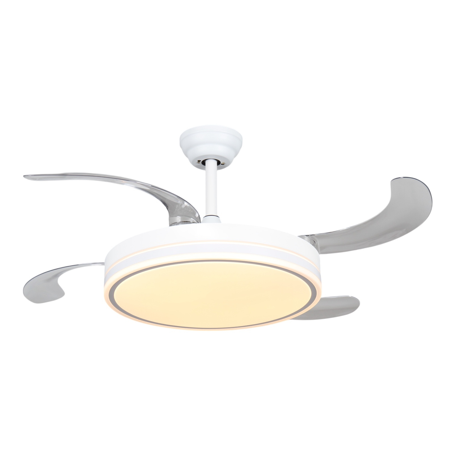 Ventilador de techo con Blanco en 3 Temperaturas de con Mando a Distancia -Motor DC Efi...