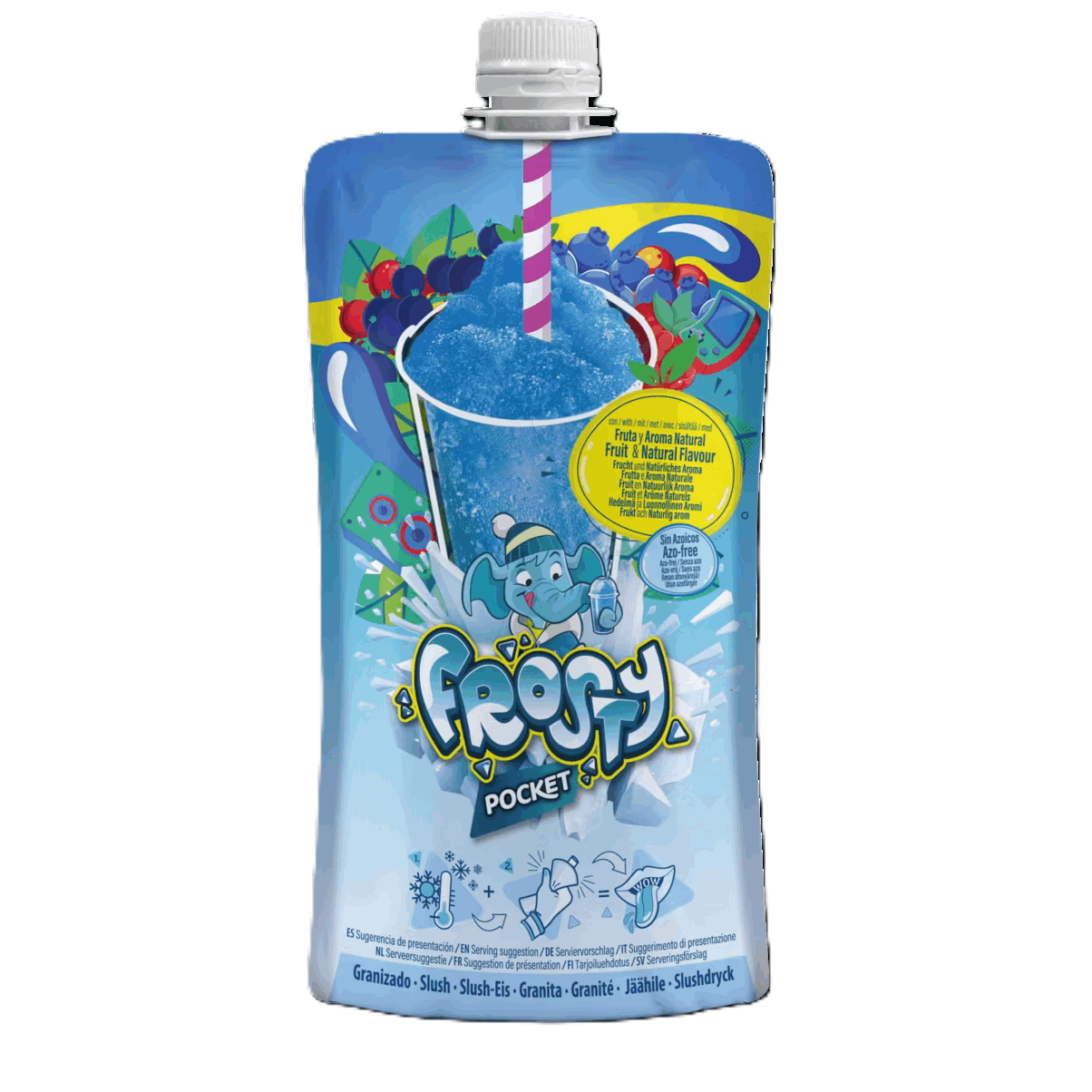 Frosty Pocket Slush Berry - Wassereis 150ml
