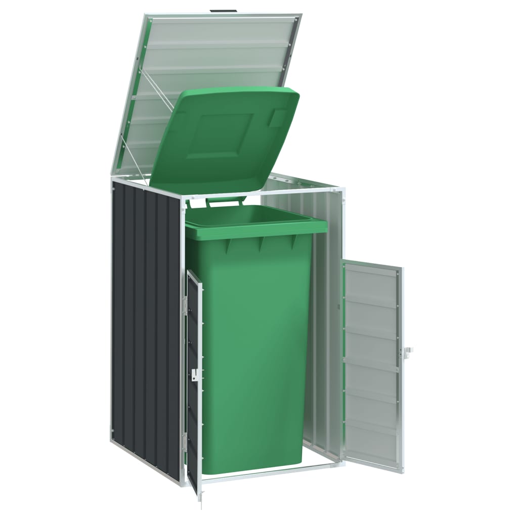 Image of Vidaxl Trash Can Box Trash Cans Box Outdoor Trash Can Box Garden Trash Can Box Garden Trash Can Cover Cover Trash Cans Trash Can Protection Trash Can Cover Ton Cover
