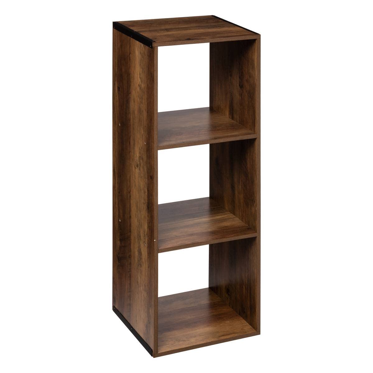 Temu Marron Etagère Colonne 3 Cases Indus Mix N Modul Foncé