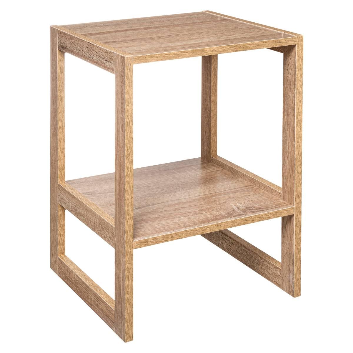 Image of Stackable Shelf, 1 Tier, Natural Wood Effect