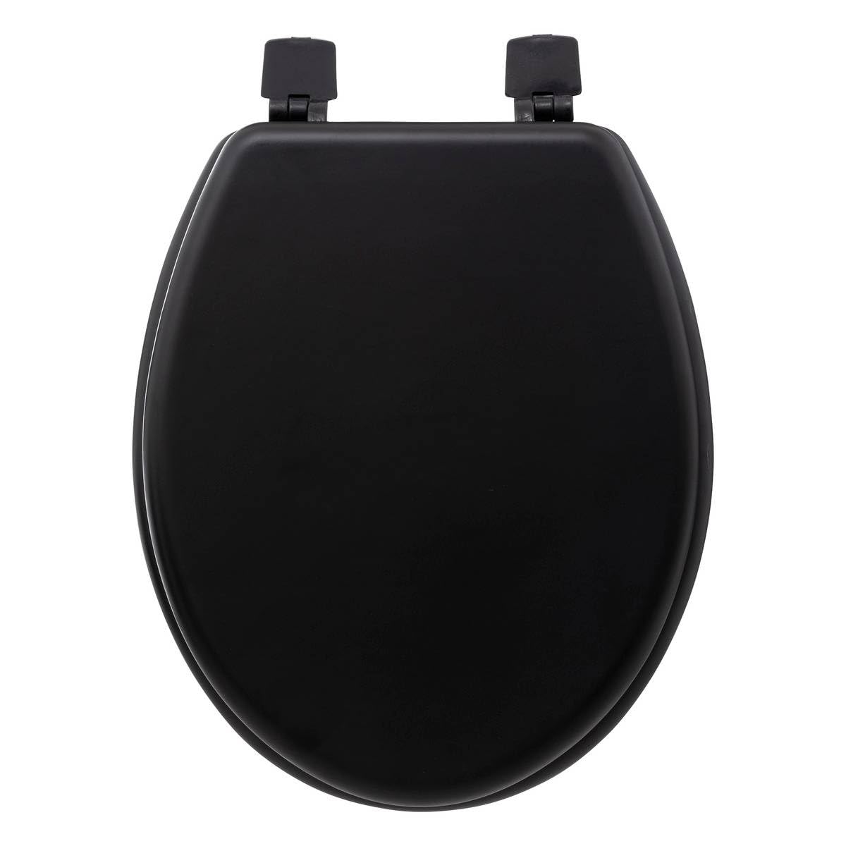 Colorama Black Lacquered Wooden Toilet Seat