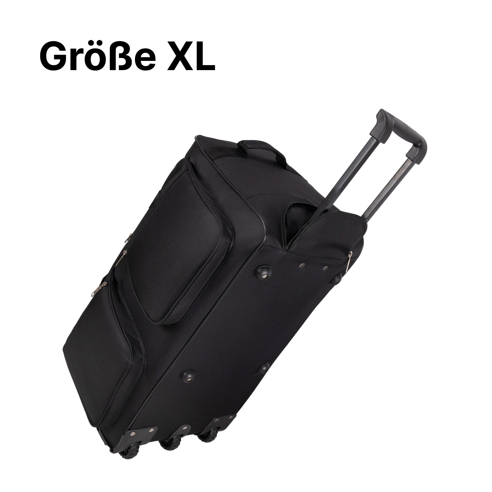 Image of Travel Bag With Wheels, Trolley Bag, Luggage, 85-155 L, Sports Bag In 3 Different Sizes M-l-xl