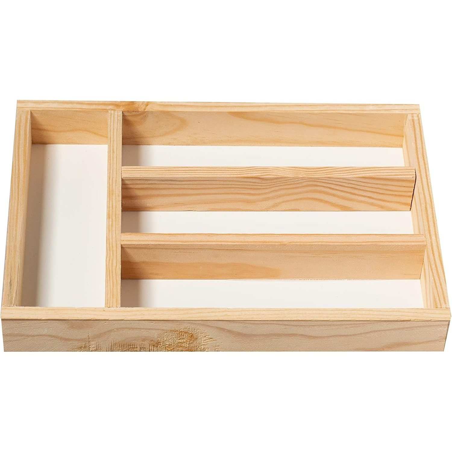 TEMU Bandeja para Cubertería - Organizador de Cubiertos - Divisor Cajones de Cocina .