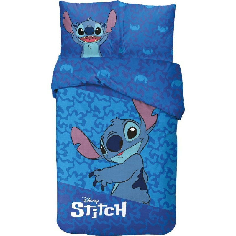 TEMU Parure de Lit , Housse de Couette Disney140x200 cm + Taie d'oreiller 65x65 cm, 100% Coton