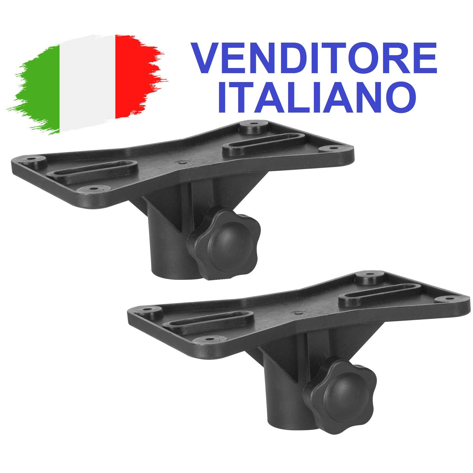 TEMU 2 PEZZI -- ADATTATORE STATIVO CASSE ACUSTICHE FLANGIA BASETTA UNIVERSALE STATIVI TREPPIEDI SUPPORTO TRIPODE