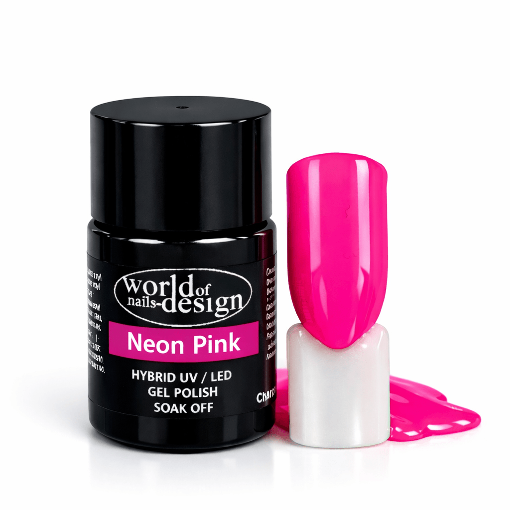 Image of Uv Gel Polish Neon 6 Ml – Neon Gel Nail Polish, Uv Led Lamp, Nail Art, Soak Off, 6 Colors