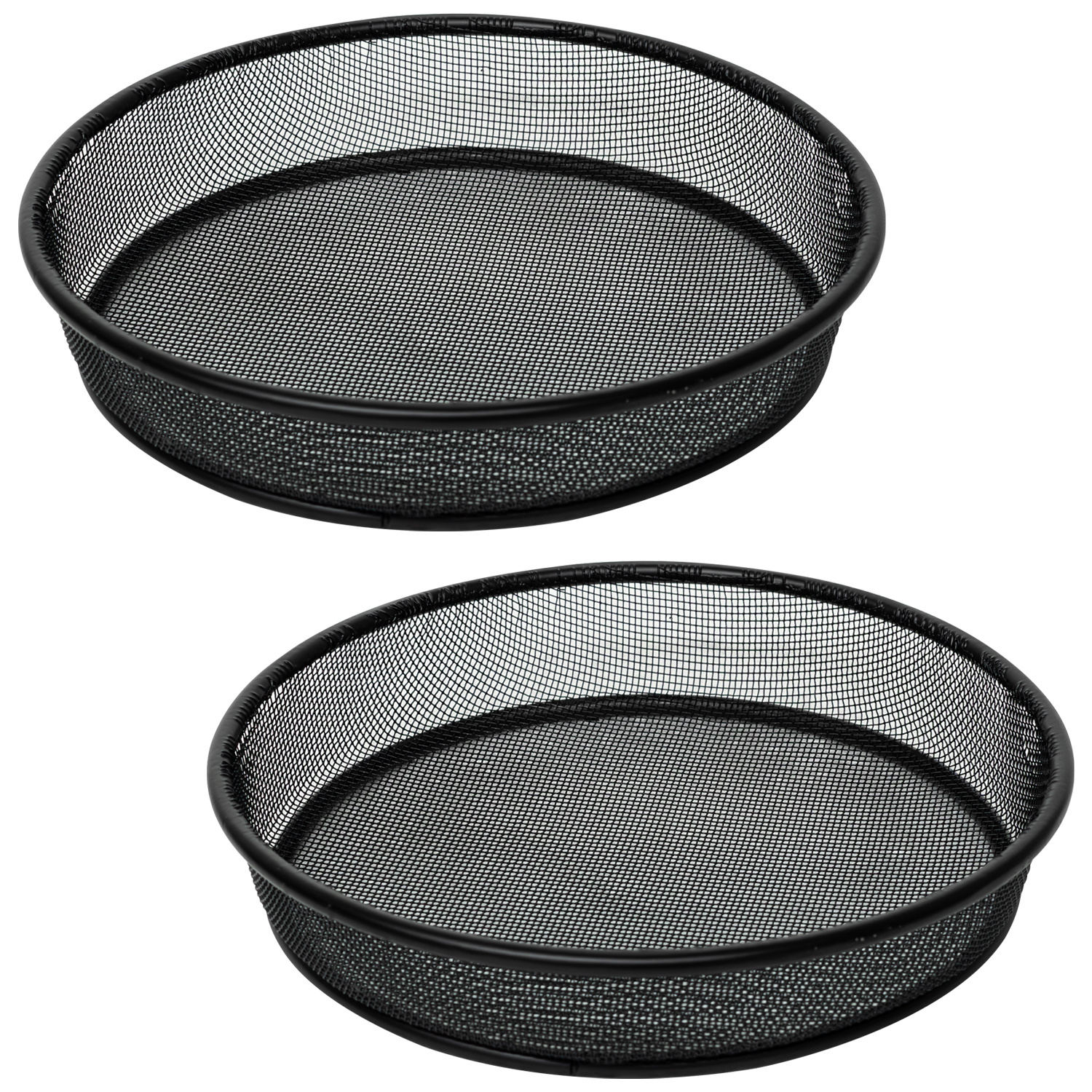 TEMU Woodside Bird Feeding Station Replacement Metal Feed Dish – 2 Pack Garden Seed & Nut Bowl