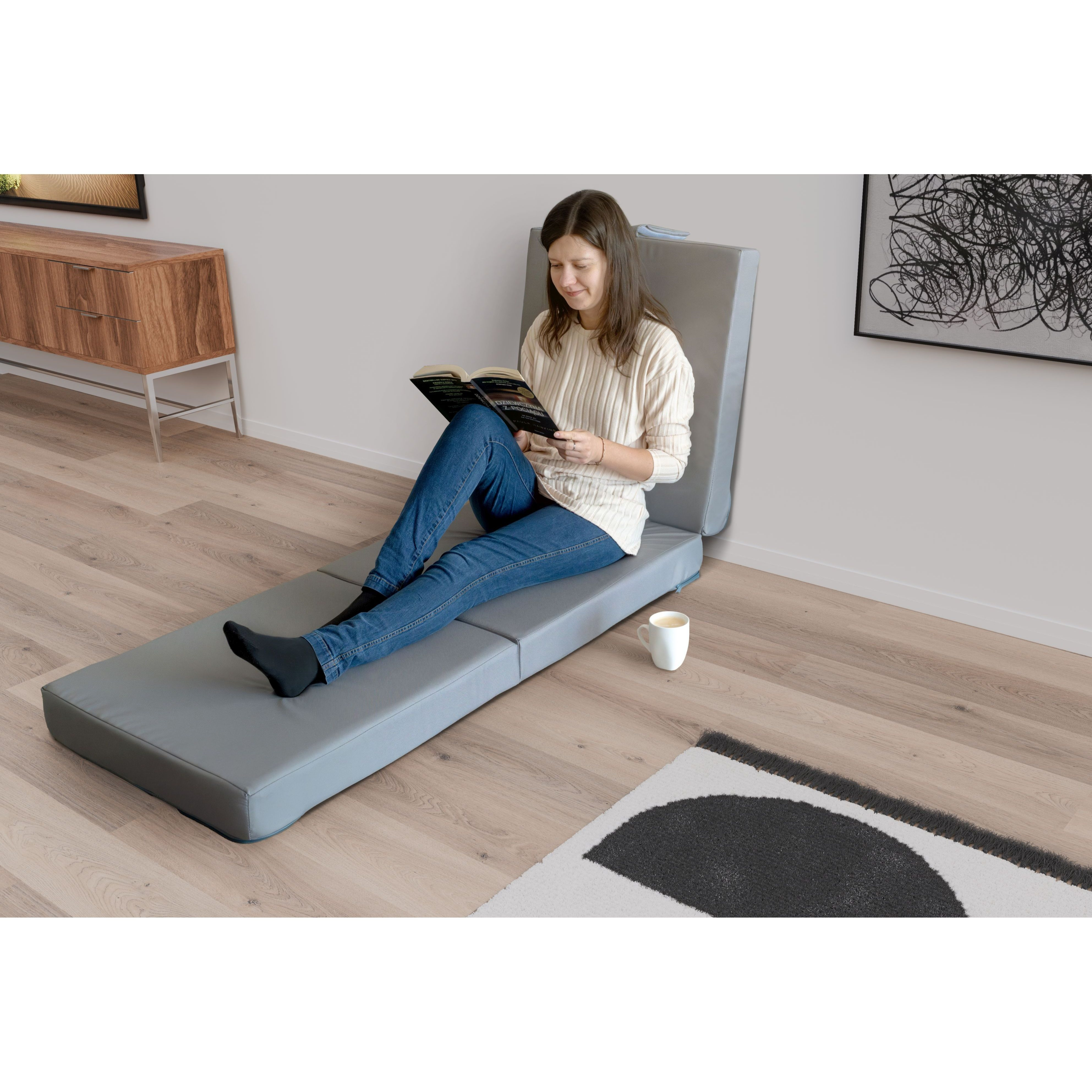 TEMU Matelas de camping imperméable et pliable 180x65x10 cm – Lot de 3 pièces avec poignée, léger et portable, pour , la voiture, le camping-car et ,