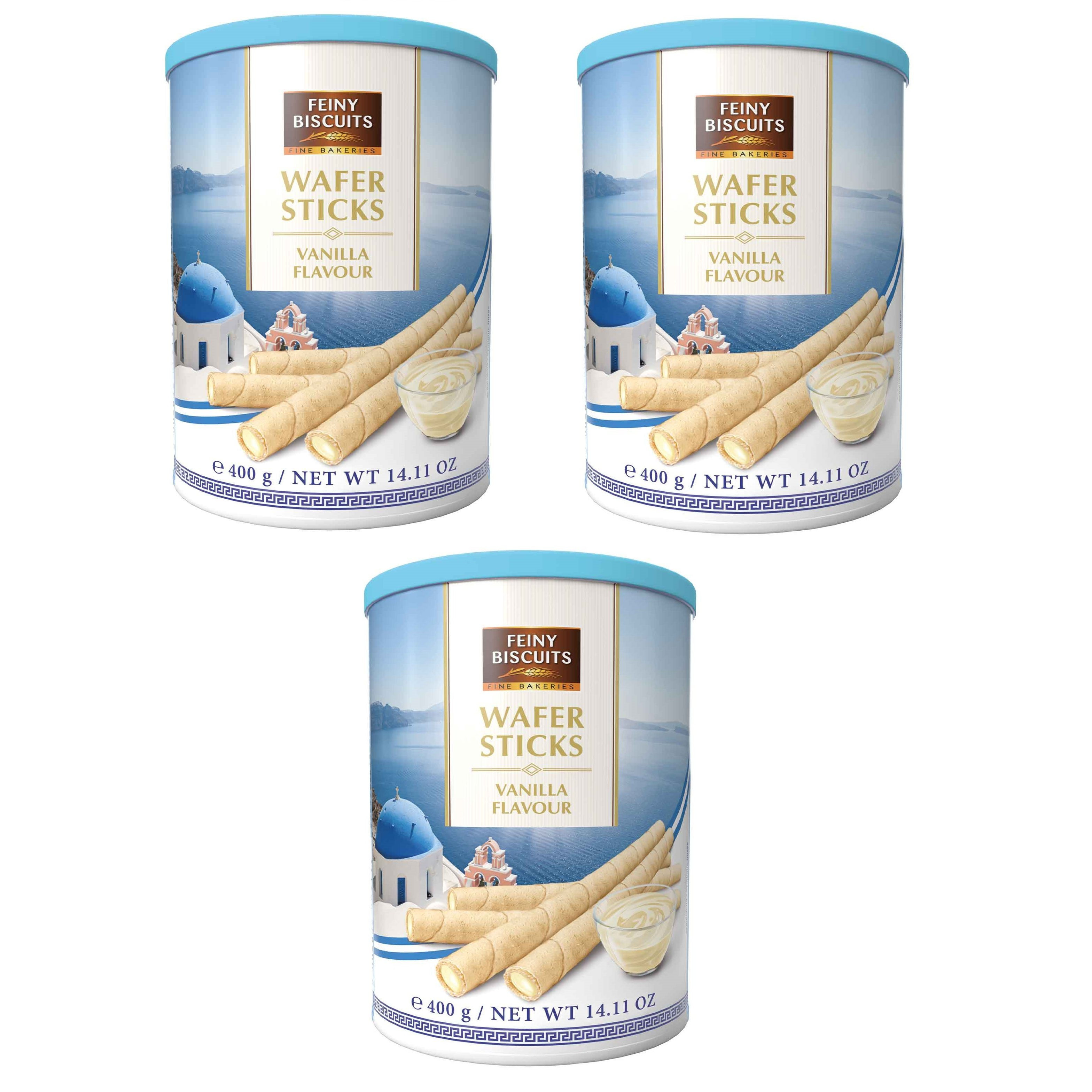 Feiny Biscuits Wafer Sticks Vanilla 3 X 400g