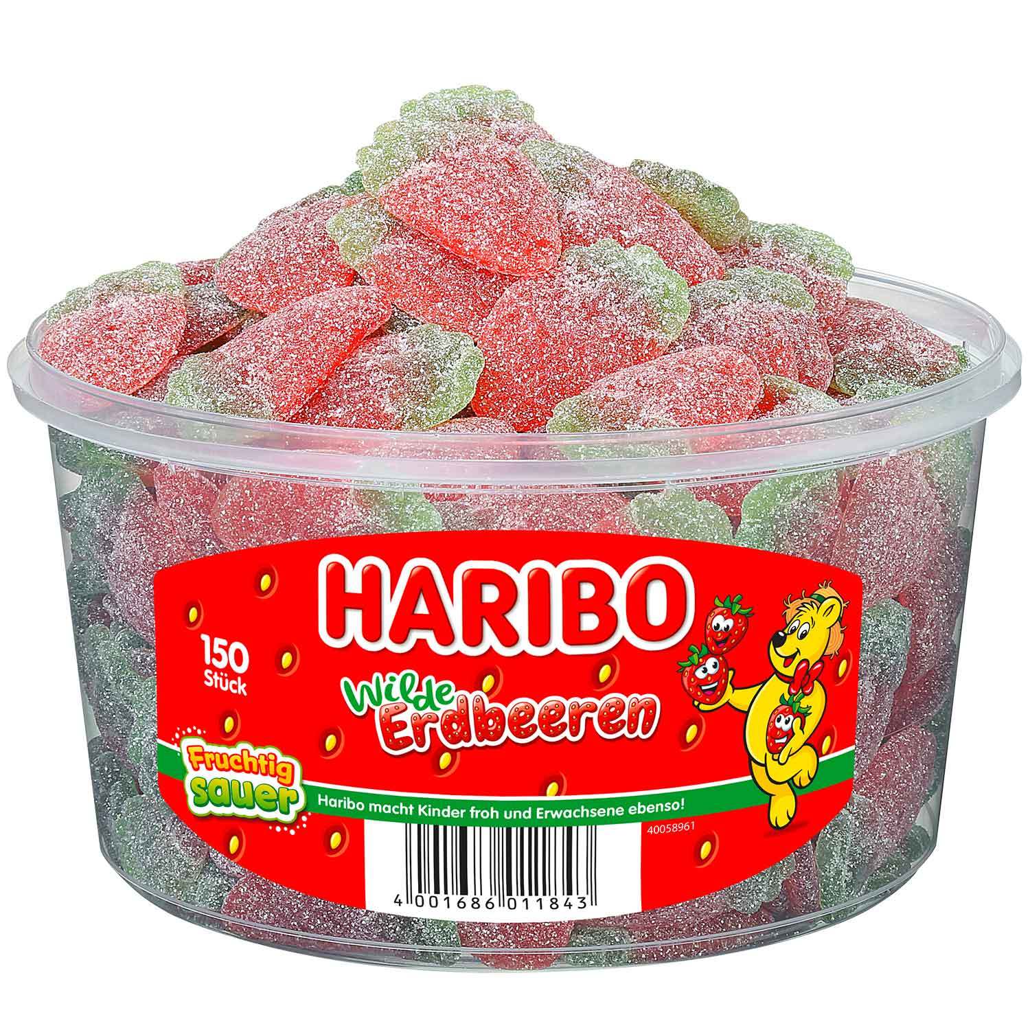Haribo Wild Strawberry 150pcs 1200g