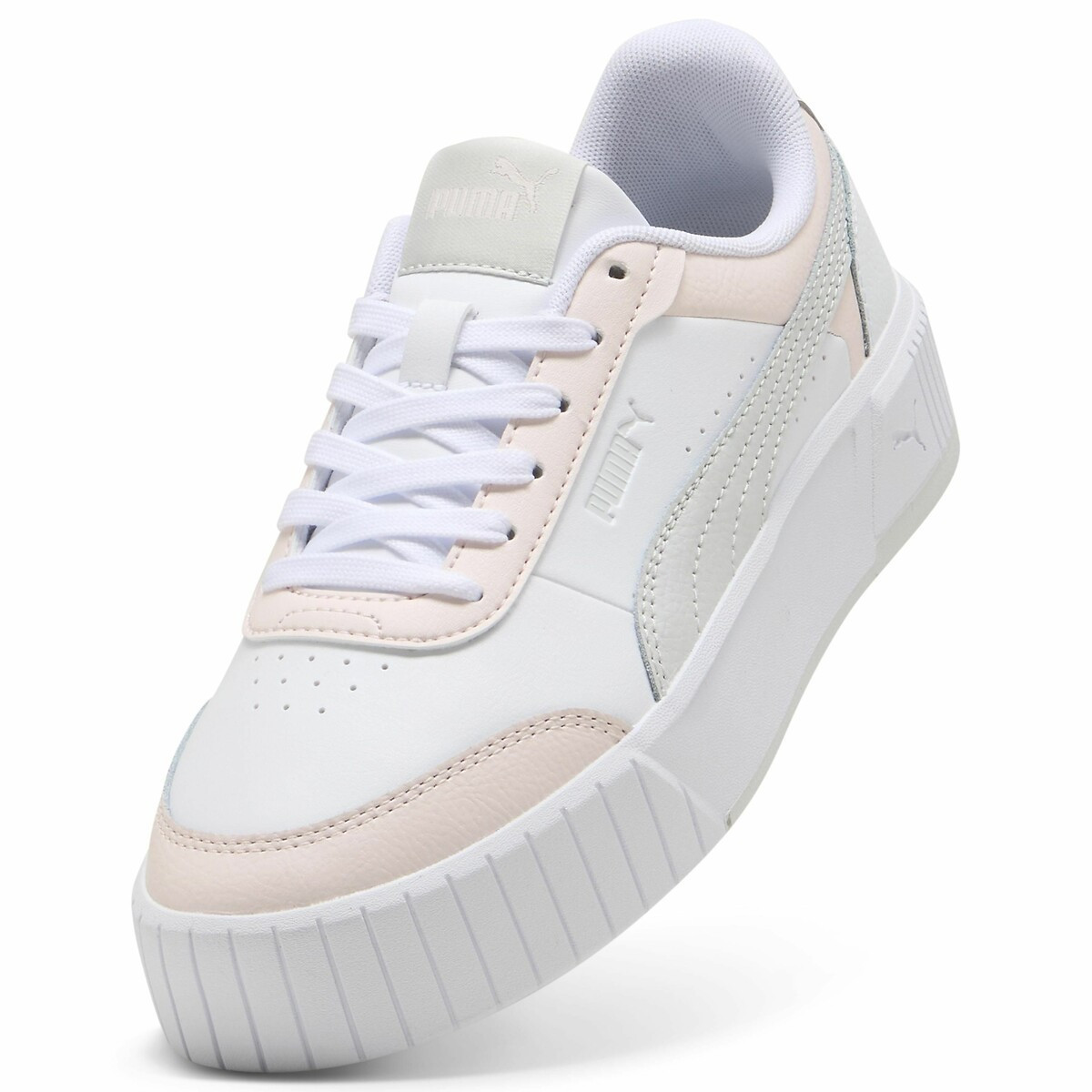Puma Carina Mia dames basketten in wit/grijs