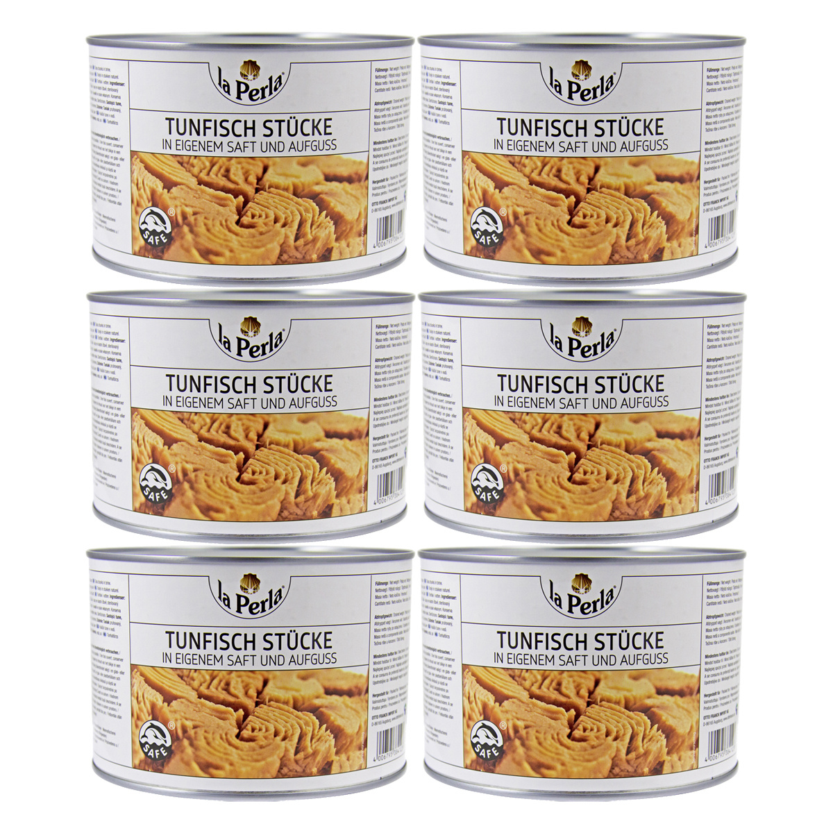 La Perla Tuna Chunks In Their Own Juice And Broth 1705g 6-pack