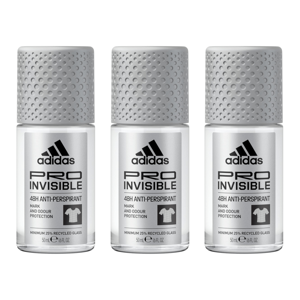 TEMU Pack Of 3 Pro Invisible Antiperspirant Deodorant For Women 50ml