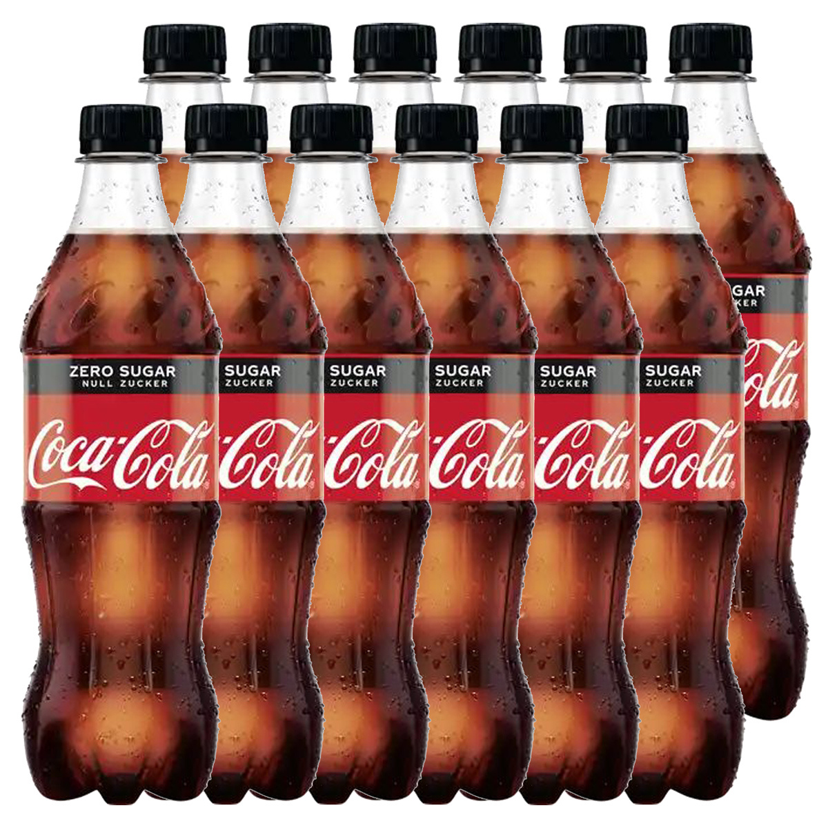 TEMU Coca Cola 0 Sugar, Calorie-reduced, Sugar-free, 500ml, 12-pack