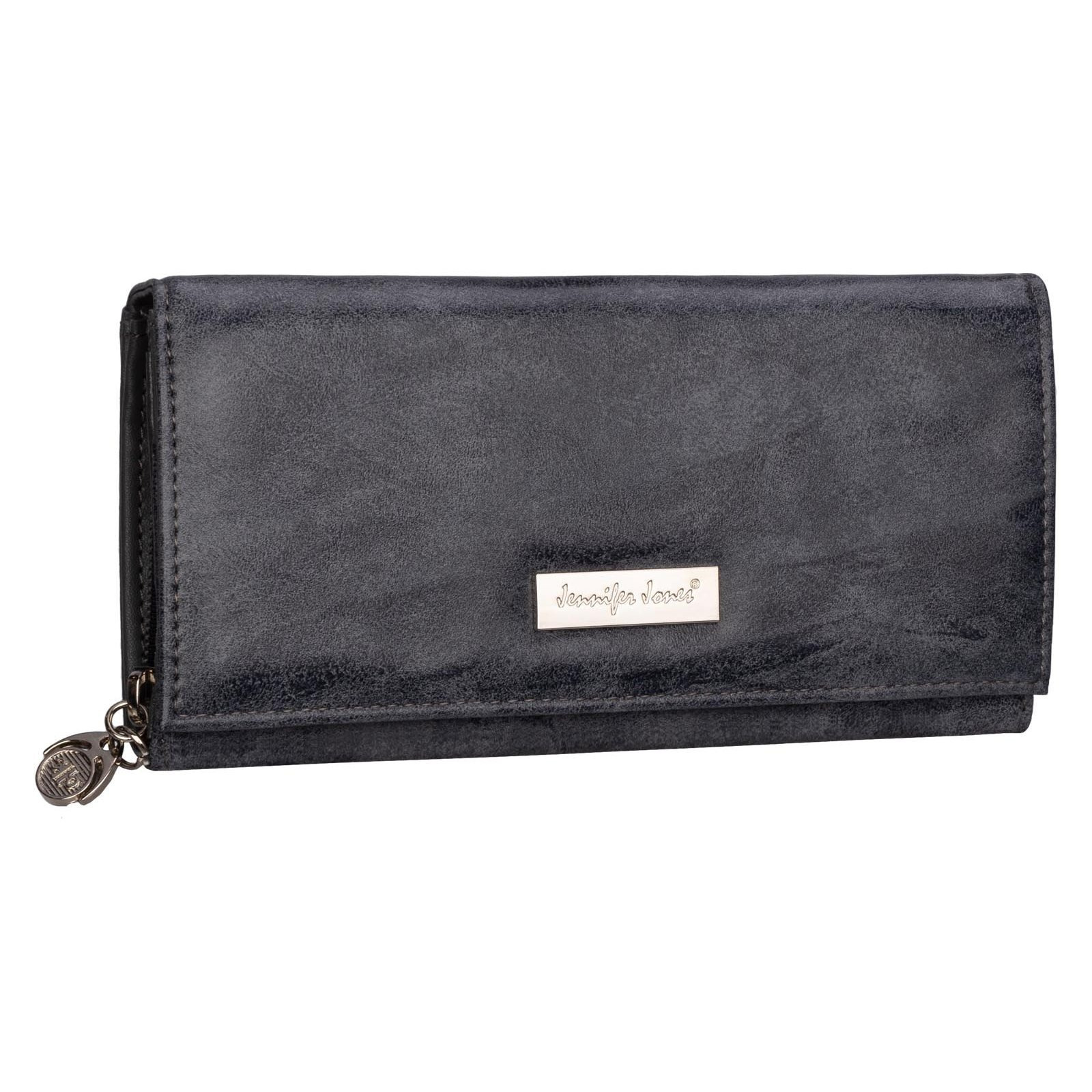 Women's Wallet Purse Faux Leather Grey