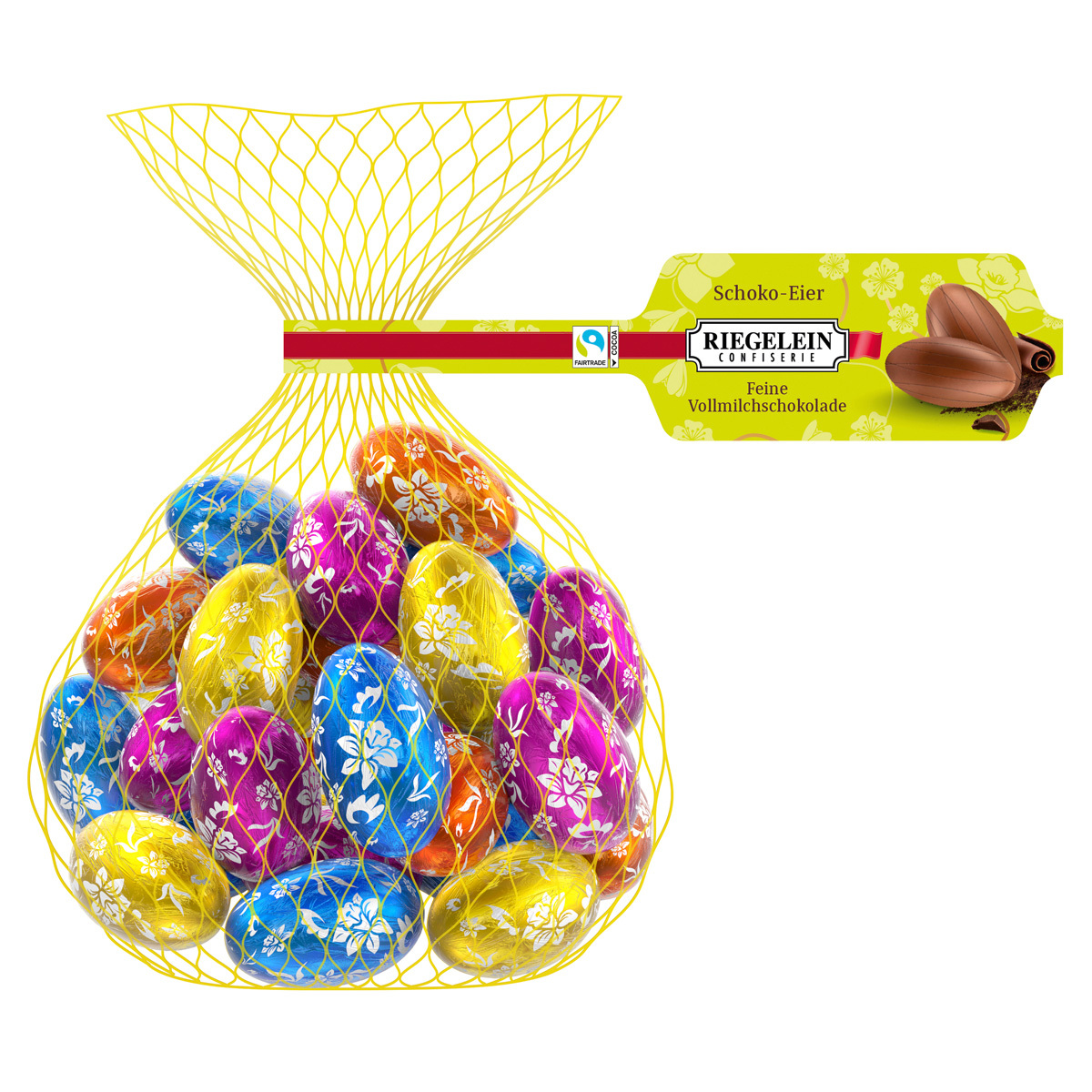 Image of Little Rich Eggs In A Net Of Fine Whole Milk Chocolate 200g