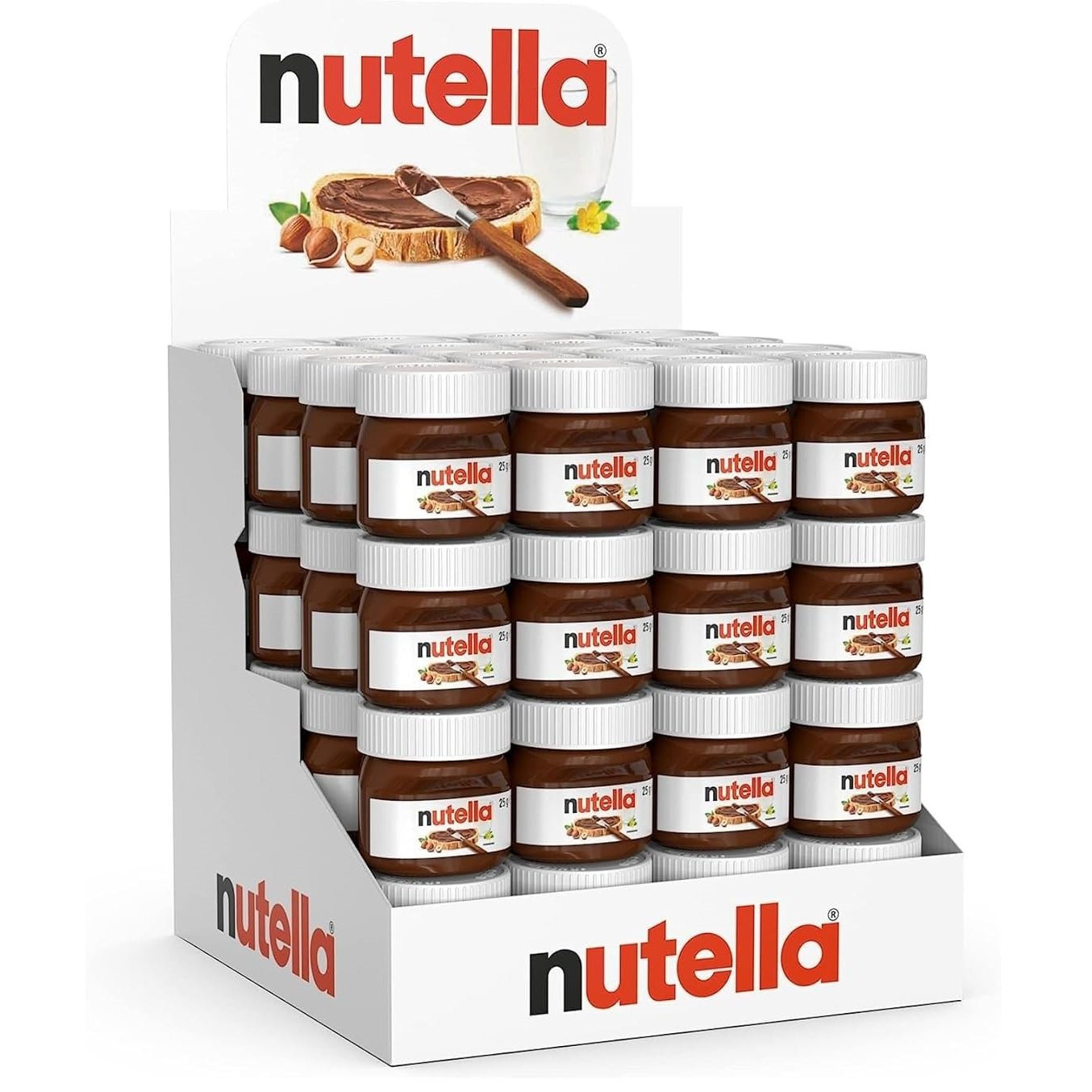 Ferrero Nutella Small Mini Design Glass (64x25g)