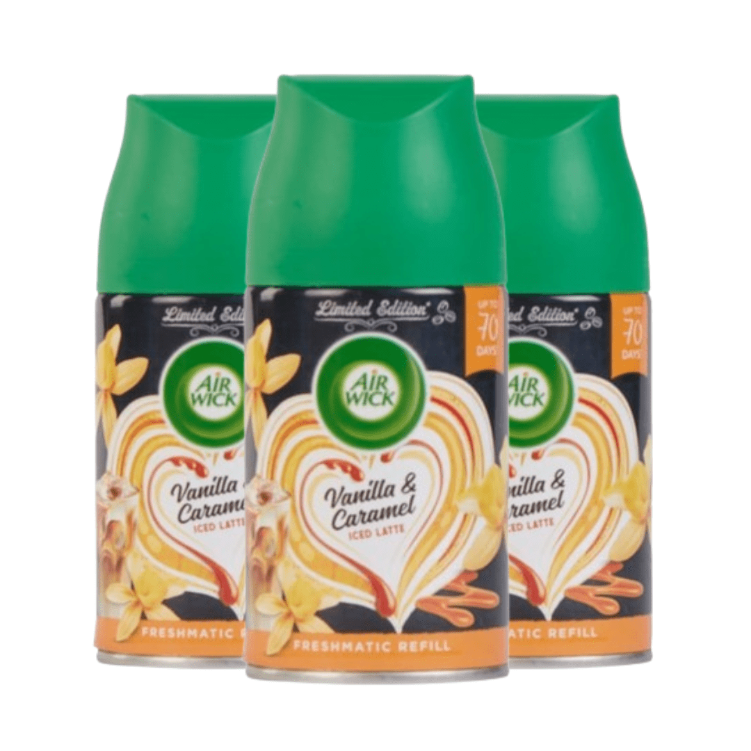 TEMU Vanilla & Caramel Iced Latte Refill Air Freshener 250ml Edition