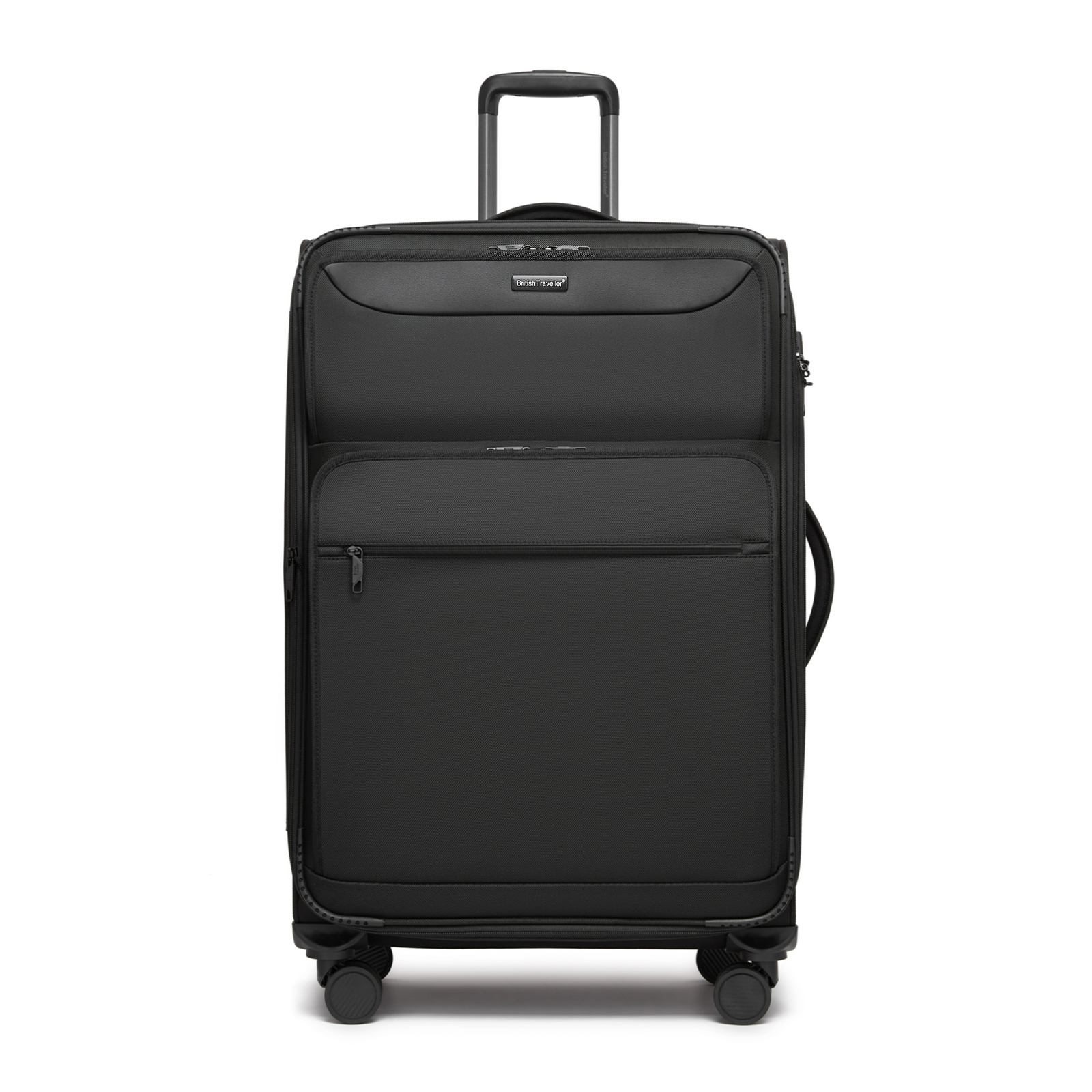1pc/3pcss Of British Softside Luggage, 20 /24 /28 Inch, Single Or 3pcs Set, External , Expandable 24/ 28 Inch