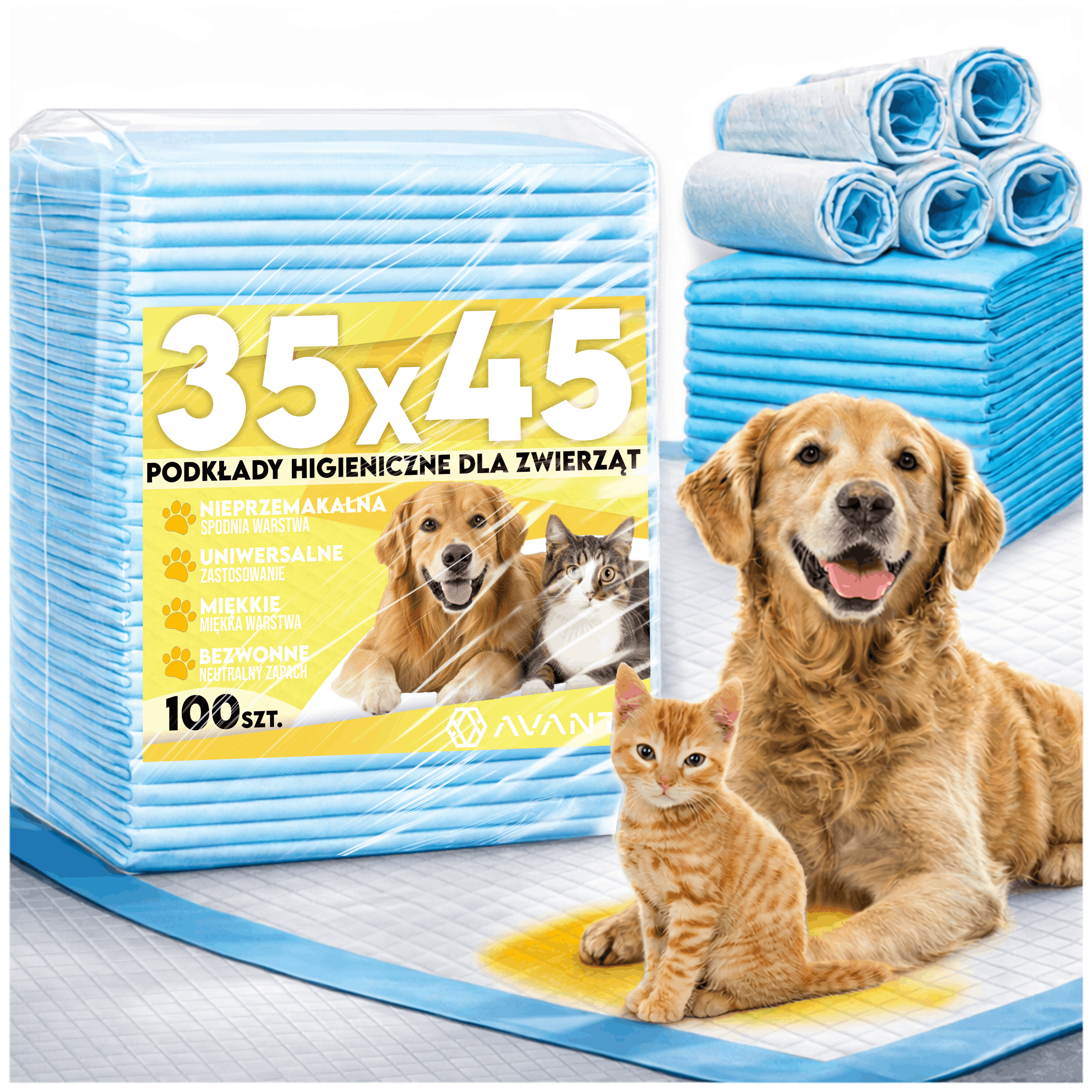TEMU 100X ALMIDAS HIGIÉNICAS ABSORBENTES PARA PERROS Y GATOS 35X45Cm. Alfombras Super Absorbentes para Aprender la Limpieza y el Cuidado de Mascotas.