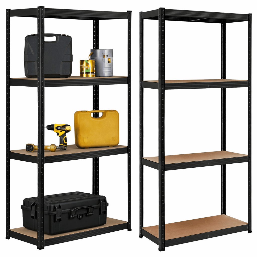 TEMU Scaffale METAL WAREHOUSE 150X75X30 cm COLORO , ASSEMBLAGGIO SENZA VITI. PER SEMINTERRATO, OFFICE, , DISPENSERO O . REALizzato in ACCIAIO FORTE e