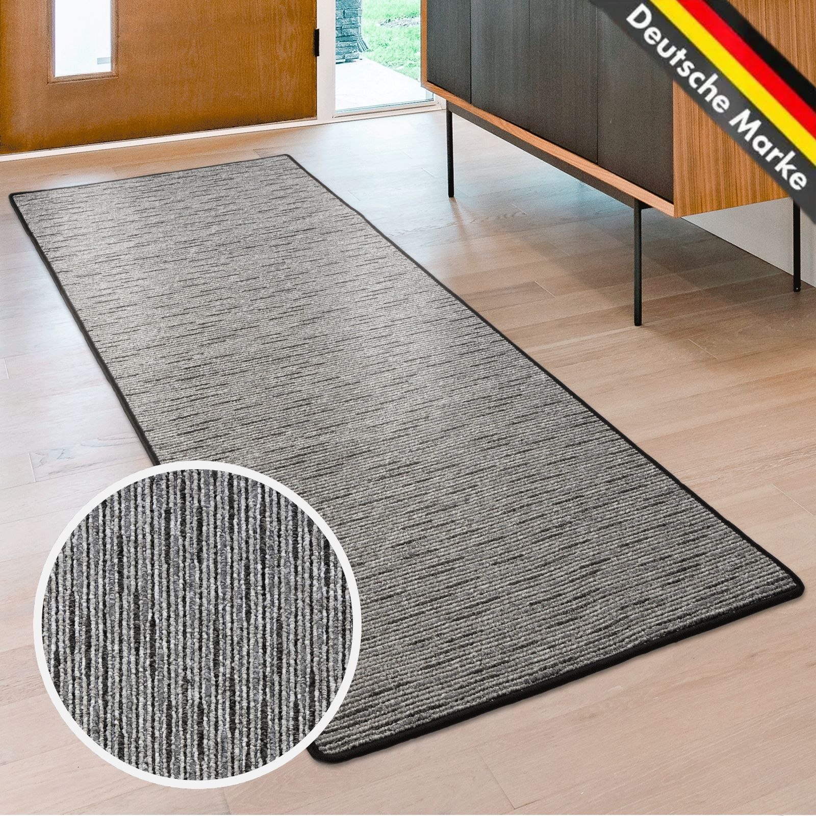 Geneva Runner Rug – Polypropylene Hallway And Kitchen Runner With Felt Backing – Colors & Sizes