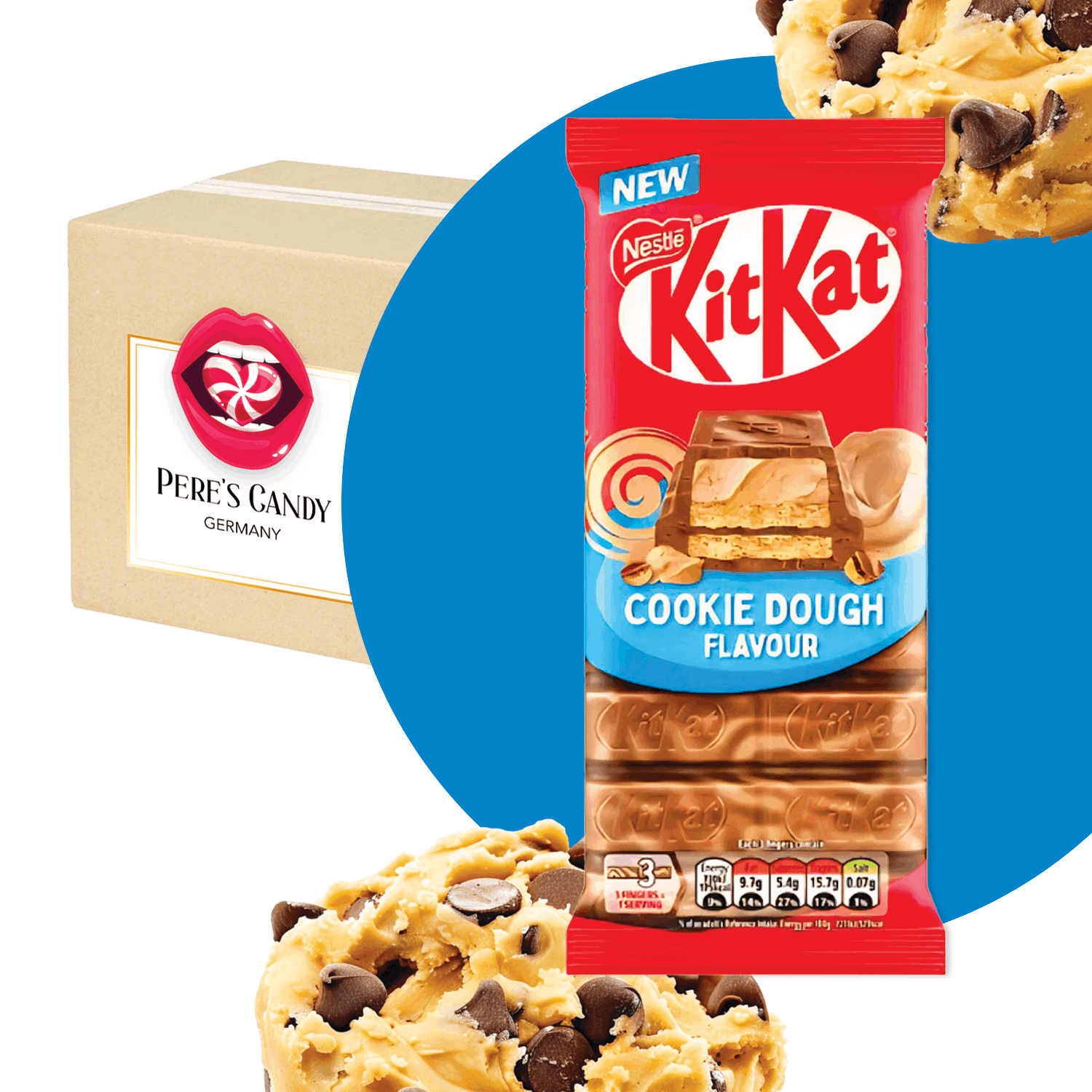 Image of 2-pack - Kitkat Cookie Dough 2x99g