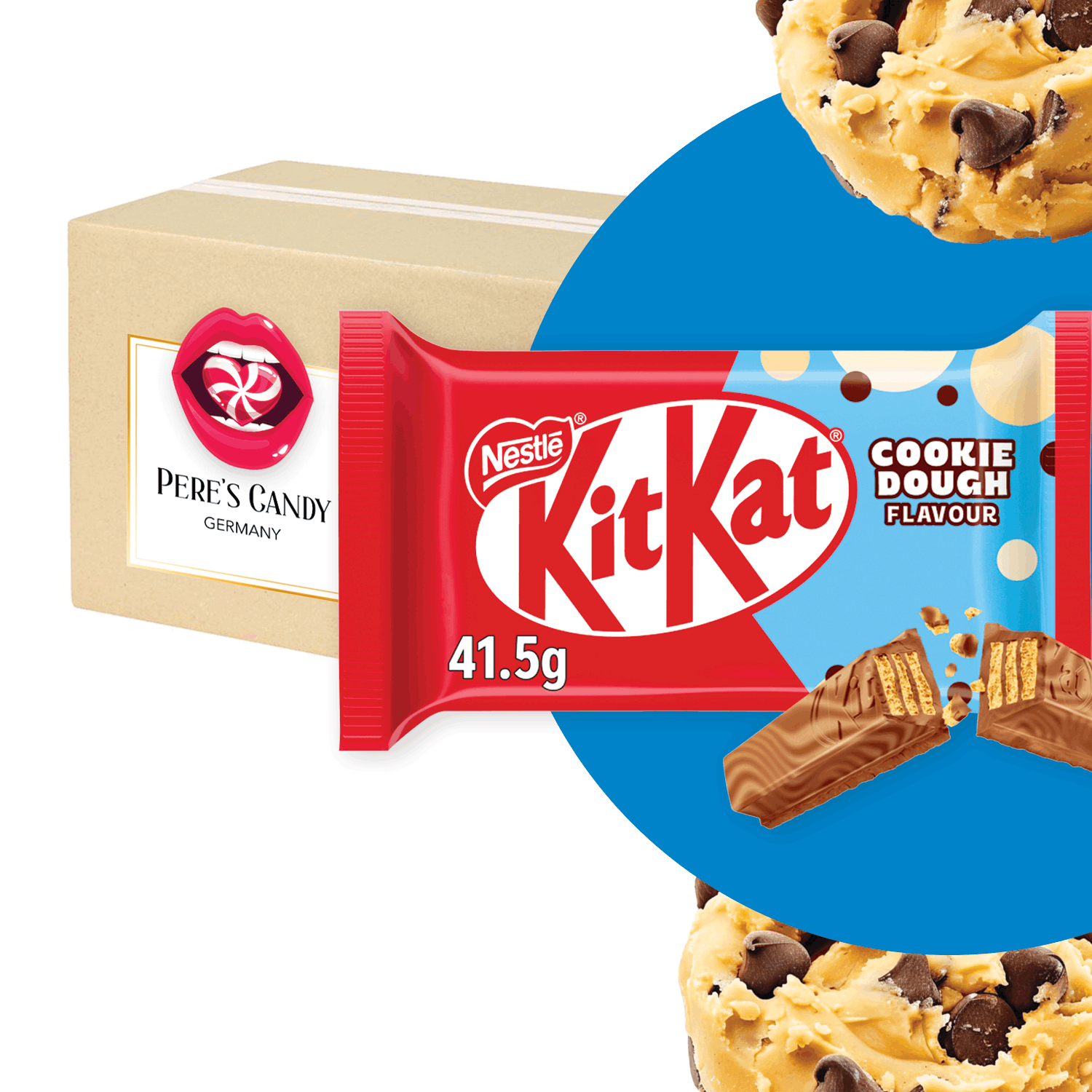 Image of 3rd Pack - Kitkat Cookie Dough - 3x41.5g
