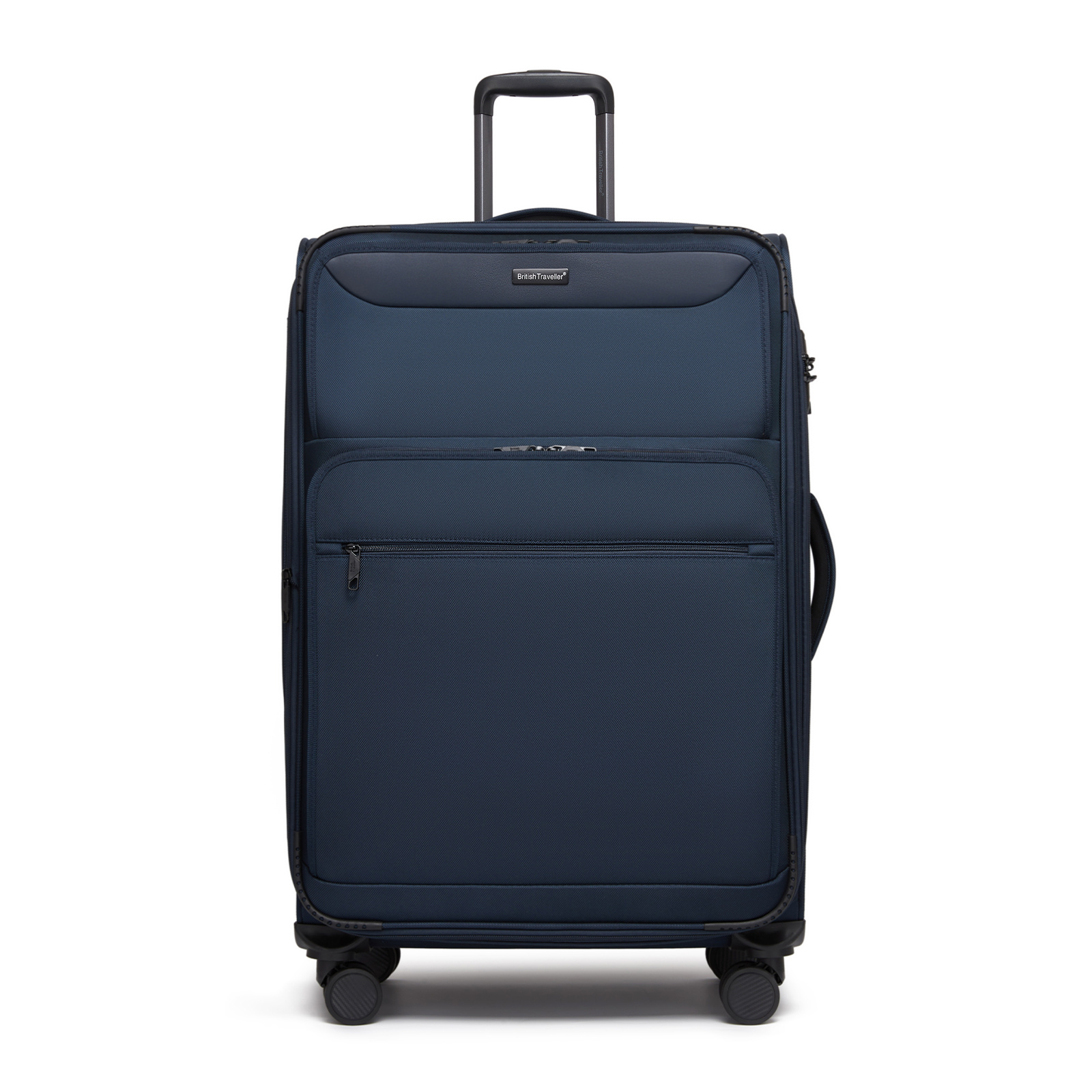 1pc/3pcss Of British Softside Luggage, 20 /24 /28 Inch, Single Or 3pcs Set, External , Expandable 24/ 28 Inch
