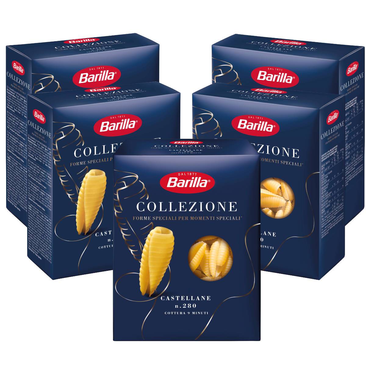 Barilla Collezione Castellane Whole Wheat Pasta 500g 5-pack