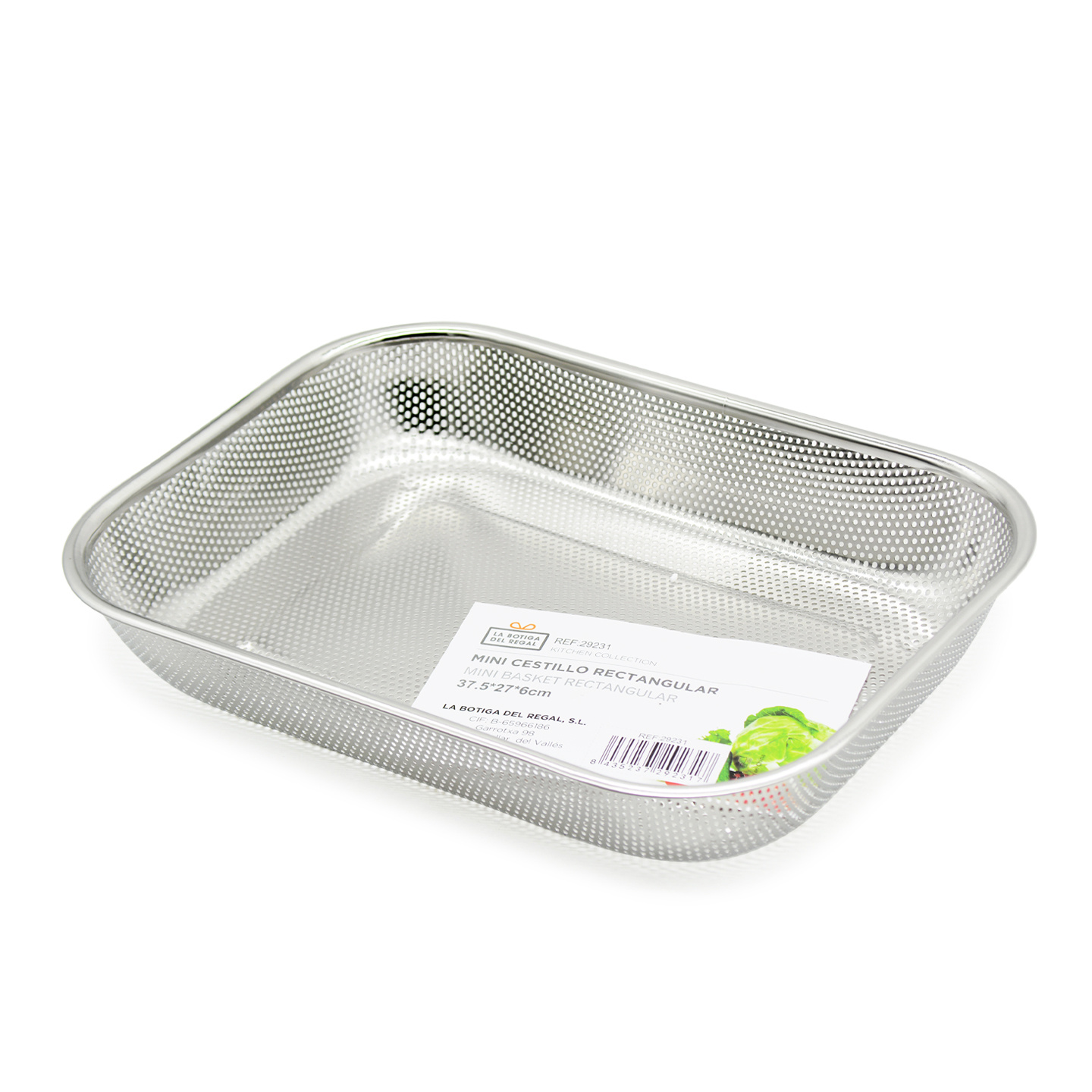 TEMU Cesta de Escurrido de Acero Inoxidable / Colador de Malla / Bandeja Multifunción para Cocina / Cesta Apilable para Verduras / Colador de Acero