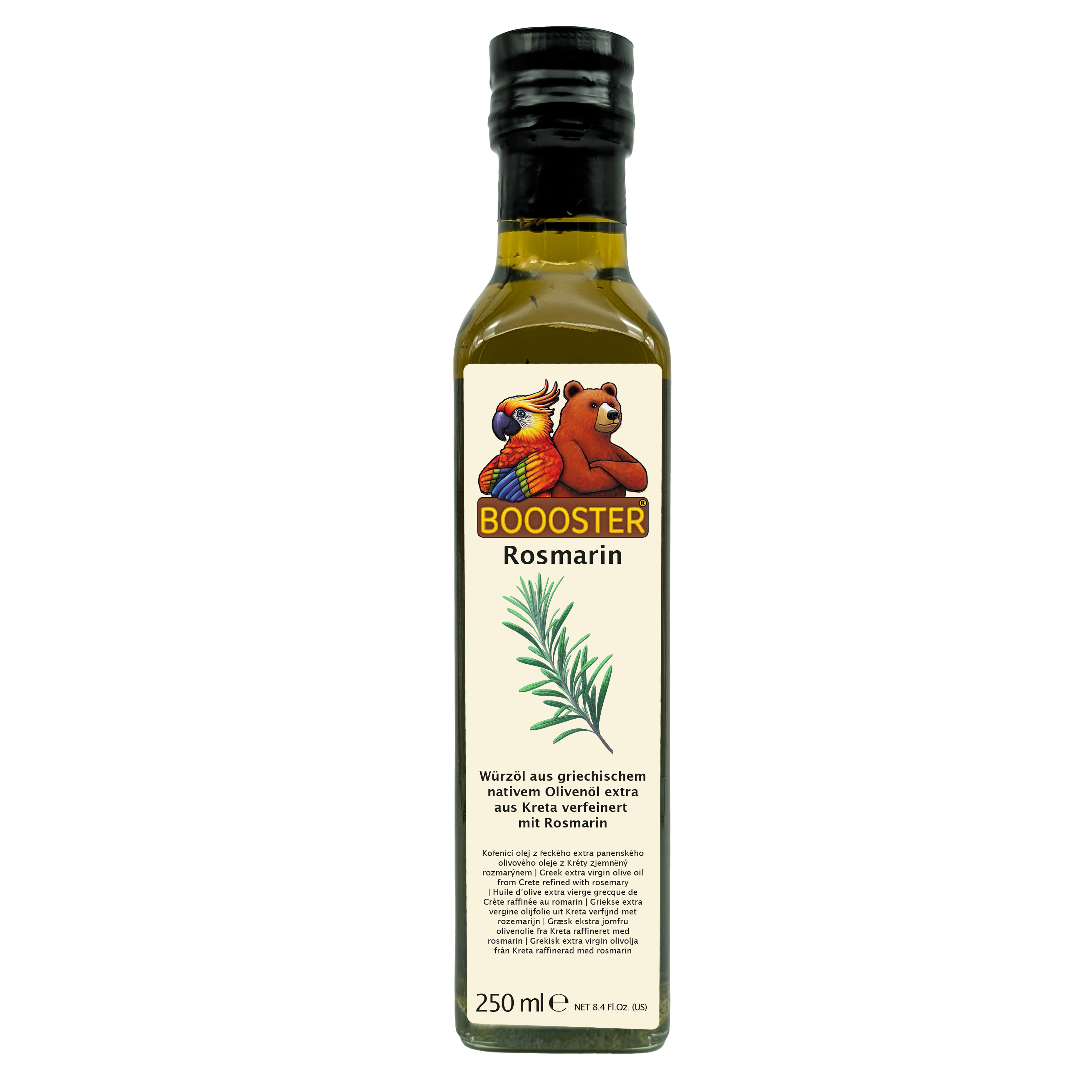 Image of Booster Rosemary Spice Oil 250ml From Greek Native Extra Virgin Olive Oil