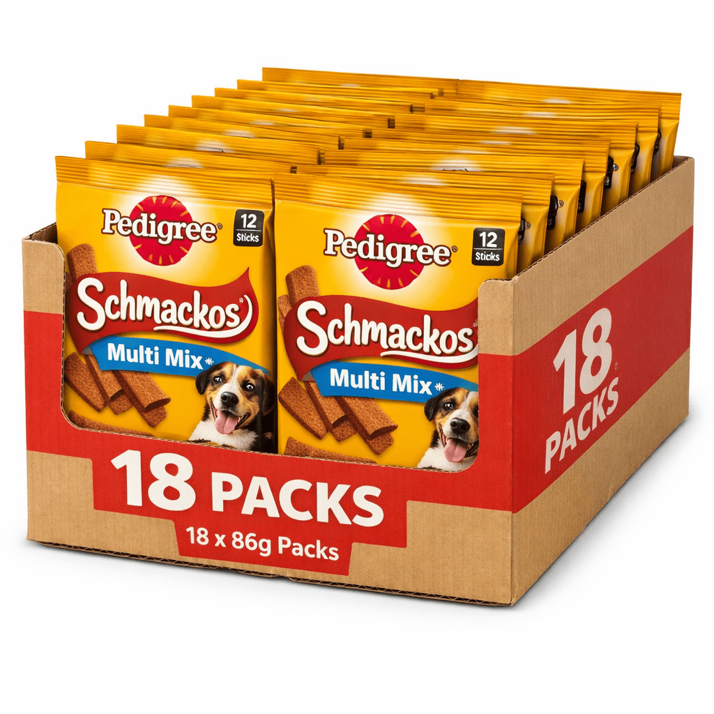 TEMU Pedigree Schmackos Dog Treats 12 Pk, 86 G (pack Of 18)