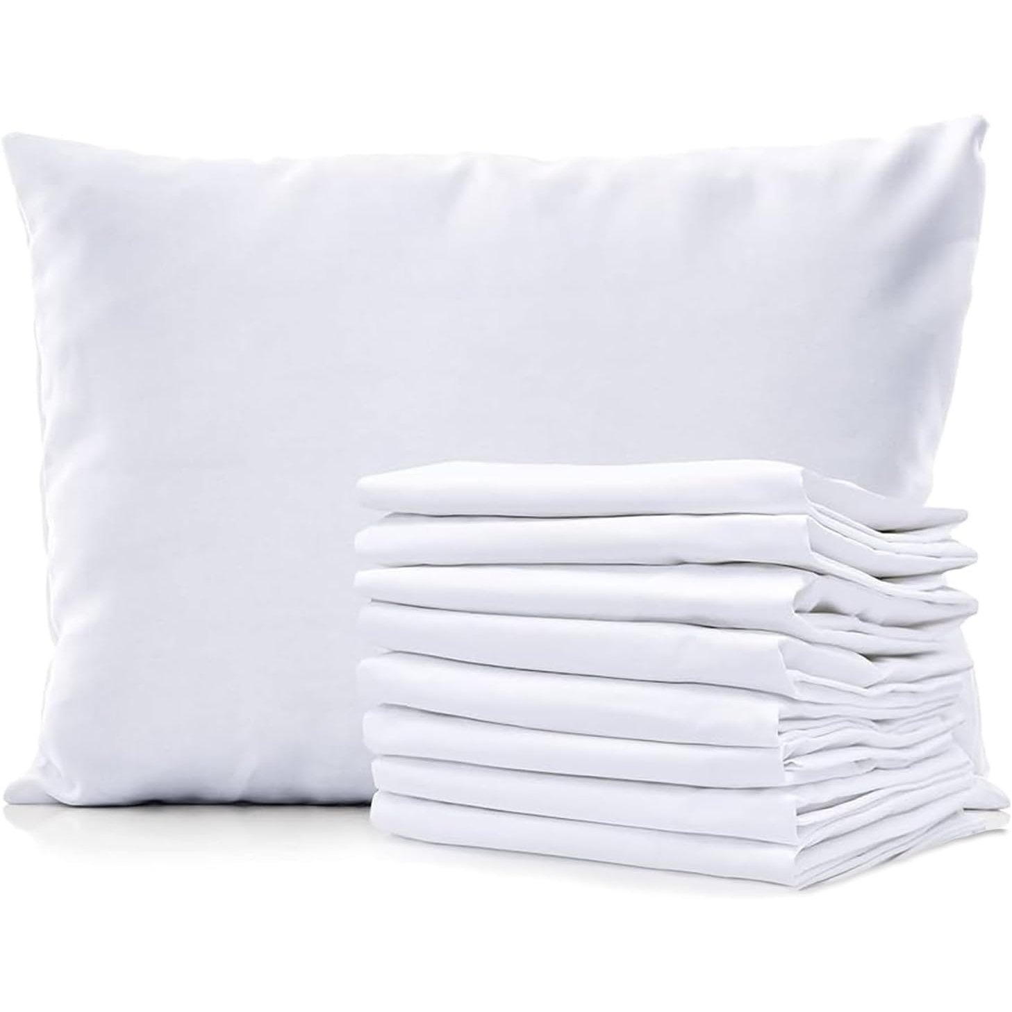 TEMU Pillow Protectors Pack Of 2 & 4 Pillow Case Cover White Covers.