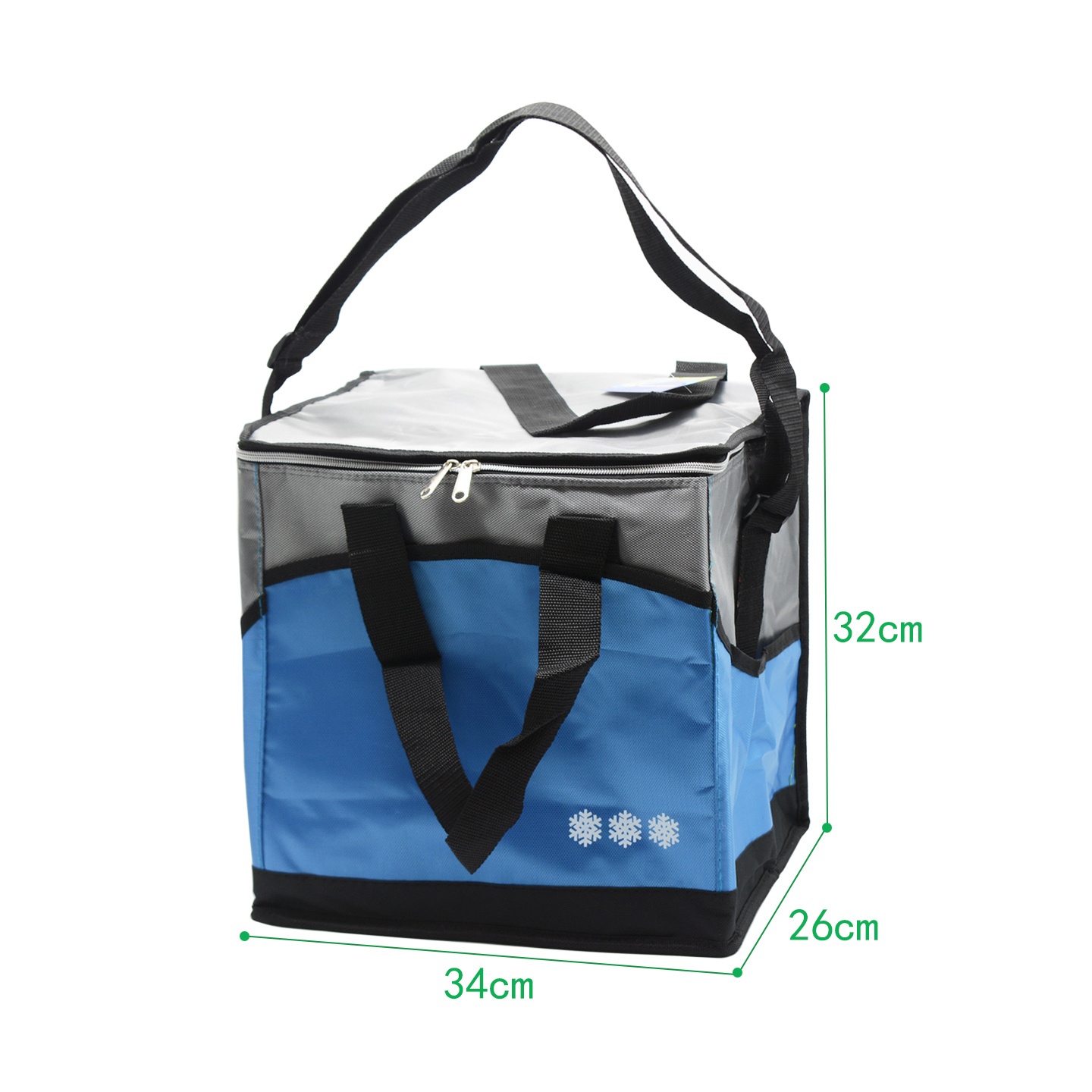 TEMU Bolsa Térmica de Aluminio / Bolsa de Almuerzo Portátil / Bolsa de Conservación Térmica (2 Colores, 3 Tamaños) / Bolsa Reutilizable para Picnic