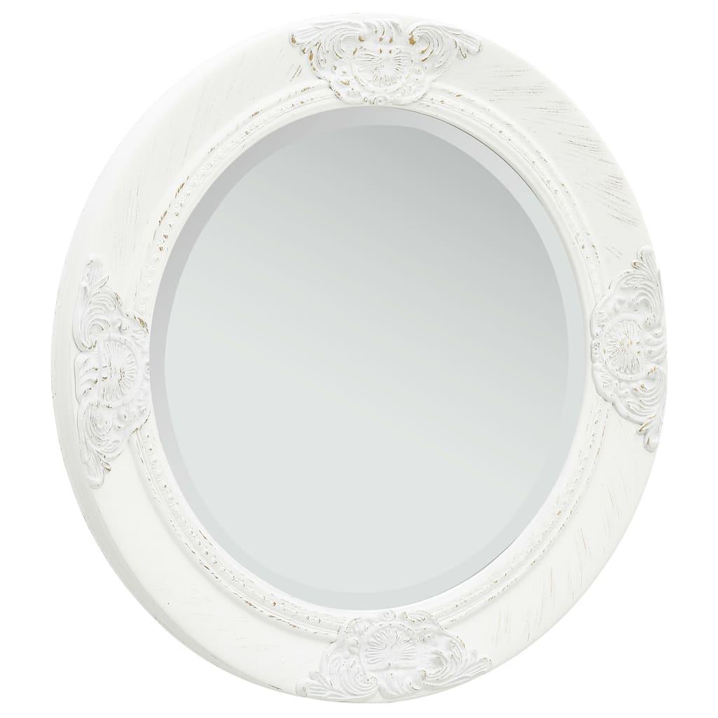 Image of Vidaxl Wall Mirror Round Hanging Mirror With Frame, Baroque Style Mirror