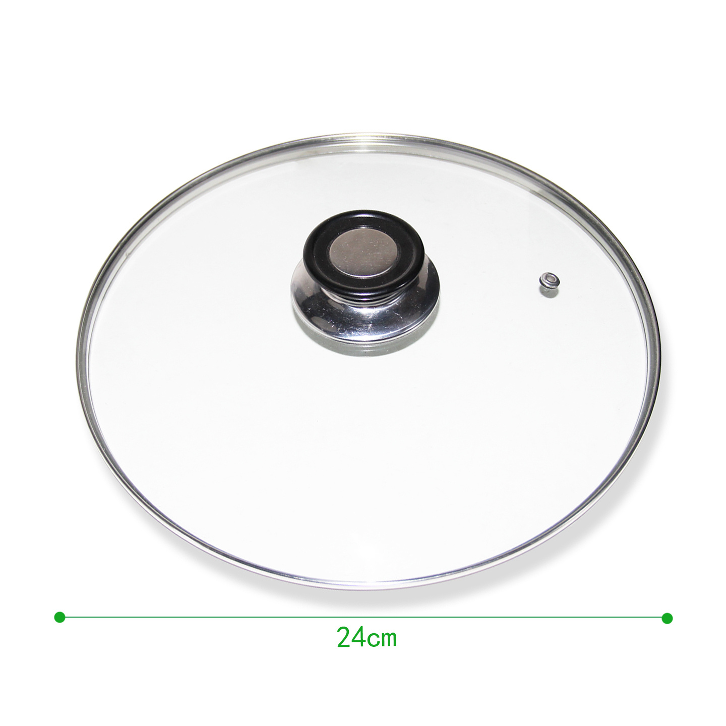 TEMU de Vidrio para Ollas (11 Tamaños) / Universal de Vidrio Resistente al / de Cocina con Asa Anti- / de Vidrio Transparente