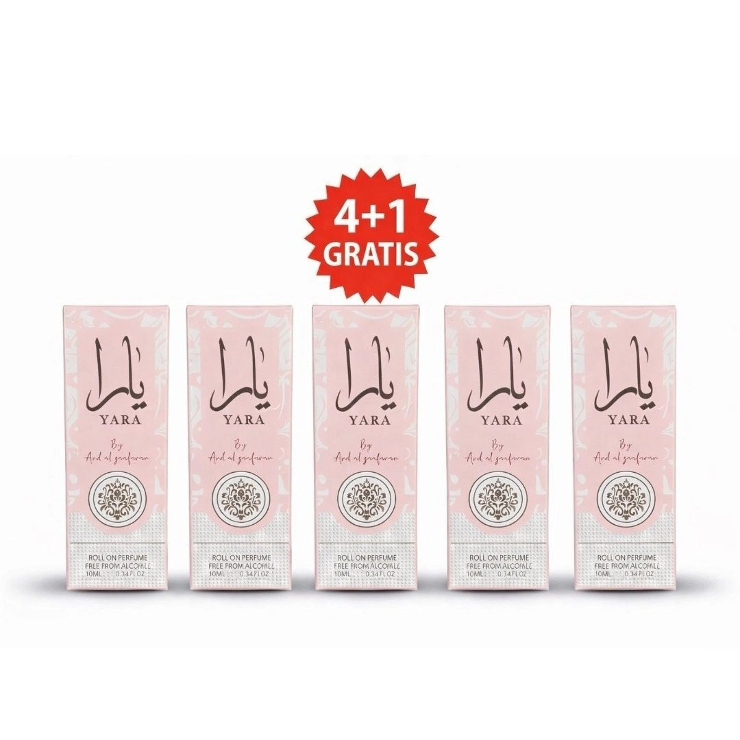 Lattafa Yara / Perfume Oil 10 Ml New&ovp Women 4 + 1 Free 5pcs