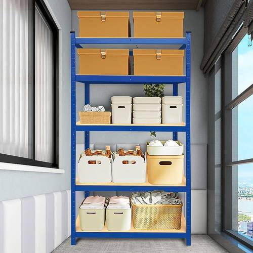 5 tier boltless shelving unit heavy duty garage shelving units 150cmx70cmx30xm garages and sheds racking storage shelves strong metal shelving 5 tier boltless garage shelving storage unit adjustable shelf total capacity 175kg per shelf garage shed storage shelving units