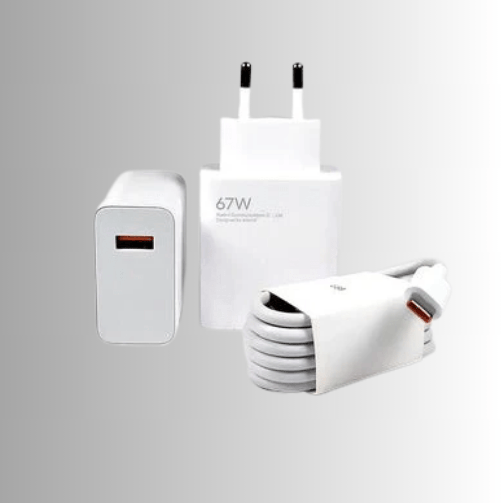 TEMU Cargador Rápido Xiaomi 67W Original Tipo-C, Adaptador de Corriente de Carga Rápida Turbo, Cargador de Pared para Smartphones y Tabletas de la