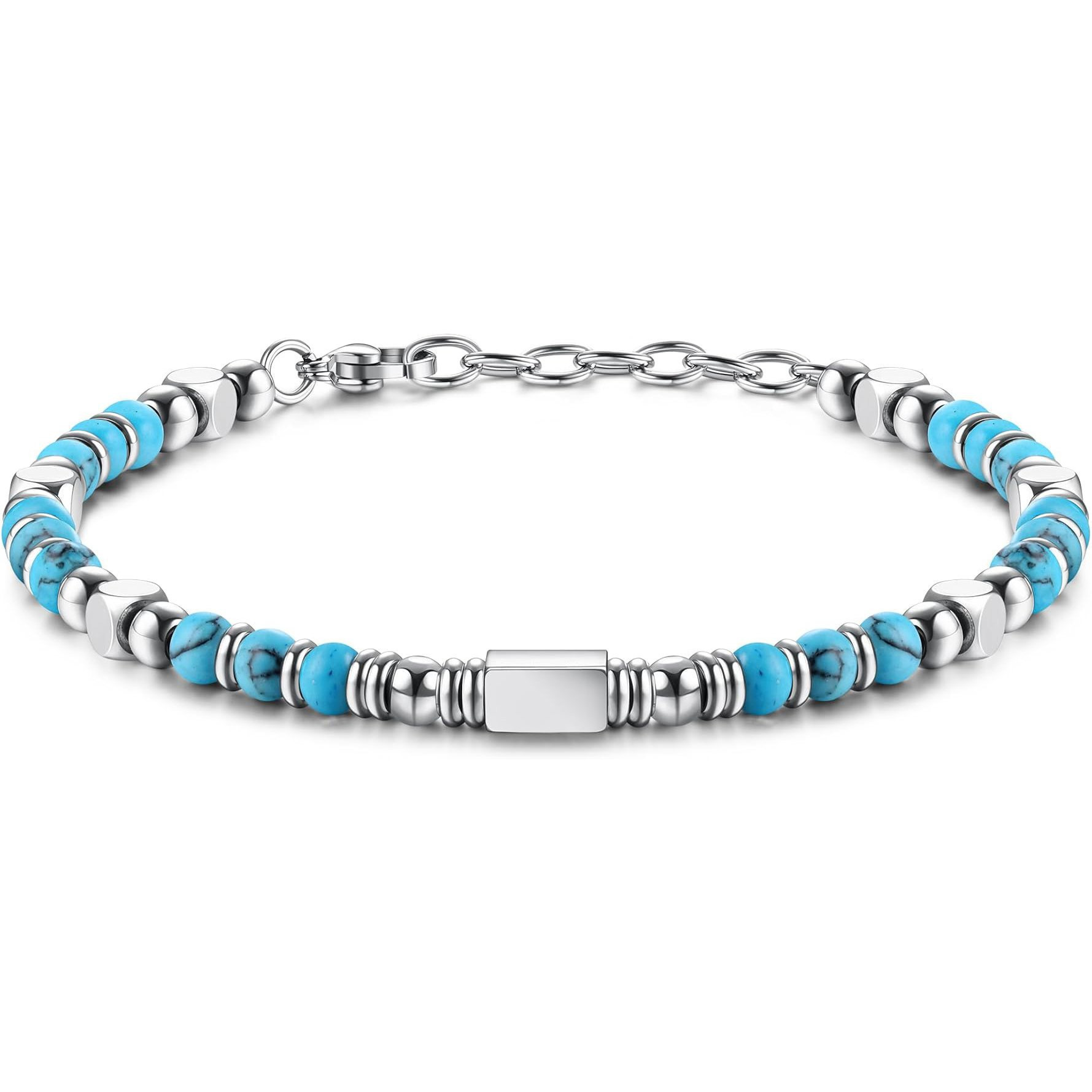 Image of Pearl Bracelet For – Stainless -colored Bracelet With Gemstone Beads, Jewelry Bracelet As A Gift For Women, Sister, Best Friend