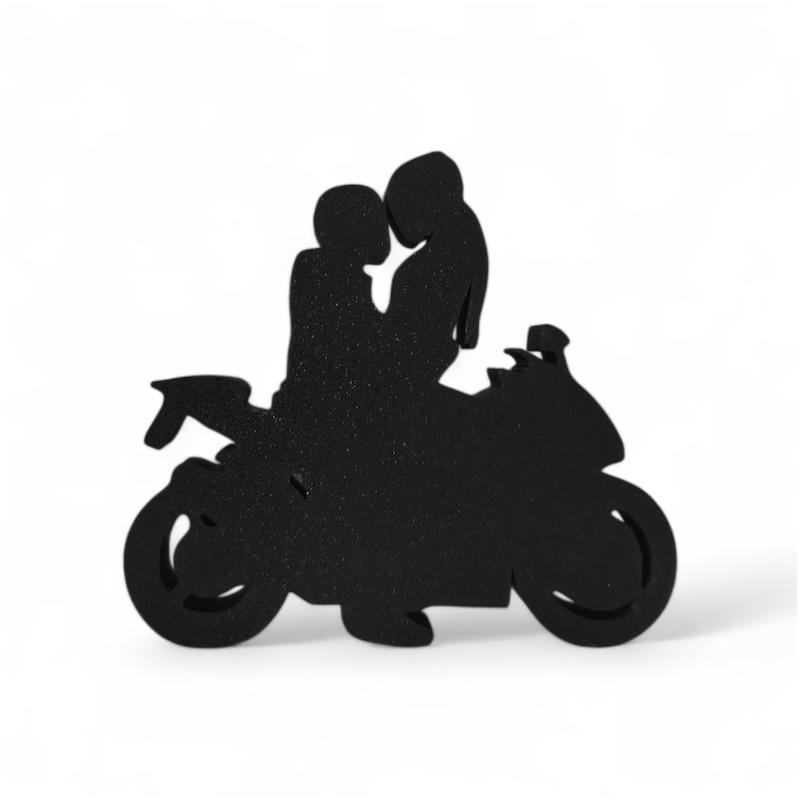 Motorcycle Decor Silhouette | Biker Decor For Display | Motorcycle Gift | 4 Variants | Decor For Motorcycle Fans